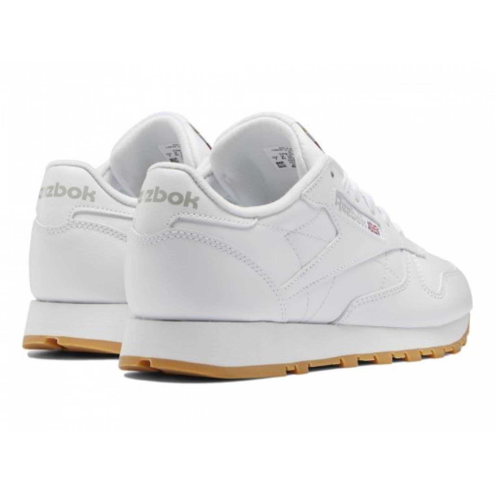 Tenis REEBOK GY0956 FTWR WHITE PURE GREY 3 REEBOK RUBBER GUM CLASSIC LEATHER 22 26 DAMAS