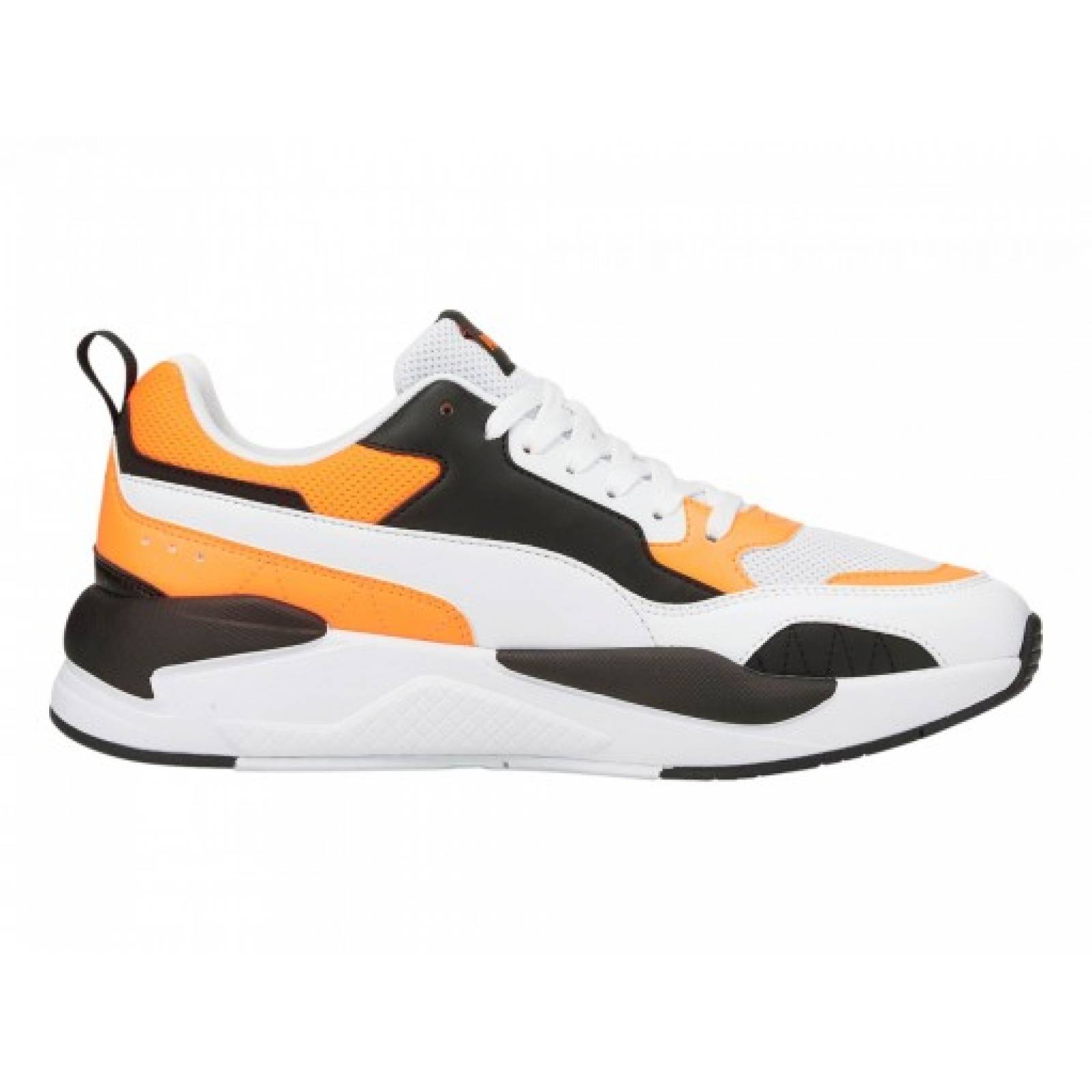 Tenis PUMA 373108 47 PUMA WHITE FLUO ORANGE BLACK X RAY 2 SQUARE 25 30 Hombre