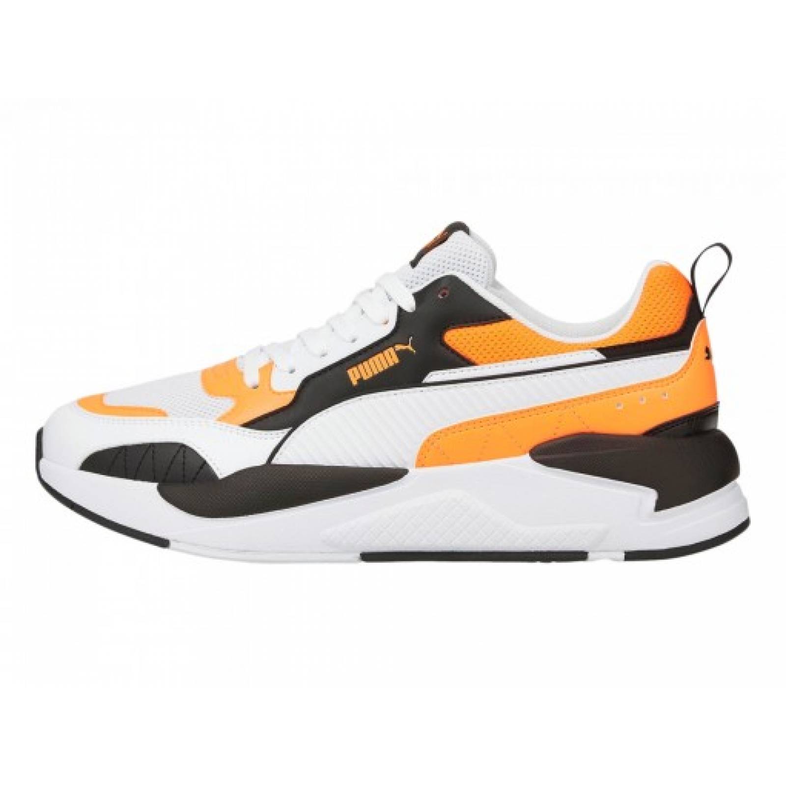 Tenis PUMA 373108 47 PUMA WHITE FLUO ORANGE BLACK X RAY 2 SQUARE 25 30 Hombre