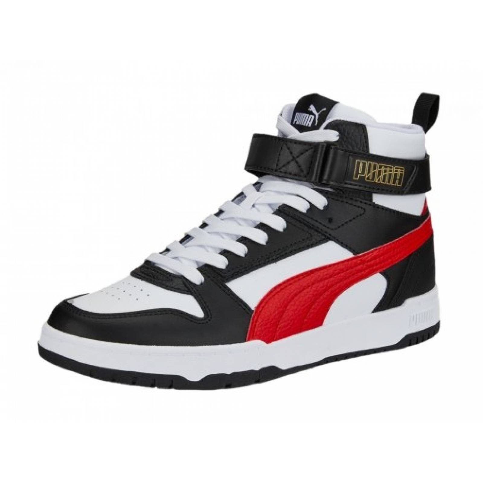 Tenis PUMA 385839 05 PUMA WHITE HIGH RISK RED PUMA BLACK RBD GAME 25 30 Hombre