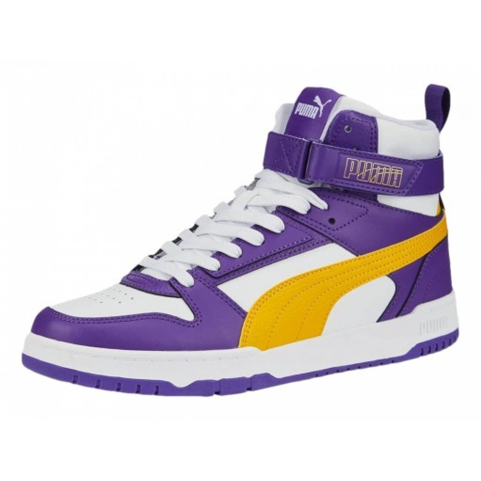 Tenis PUMA 385839 04 PRISM VIOLET SPECTRA YELLOW PUMA WHITE RBD GAME 25 30 Hombre