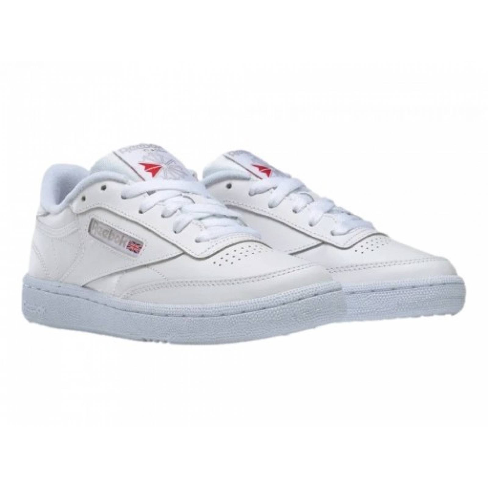 Tenis REEBOK BS7685 100000015 WHITE LIGHT GREY CLUB C 85  22 27 Mujer