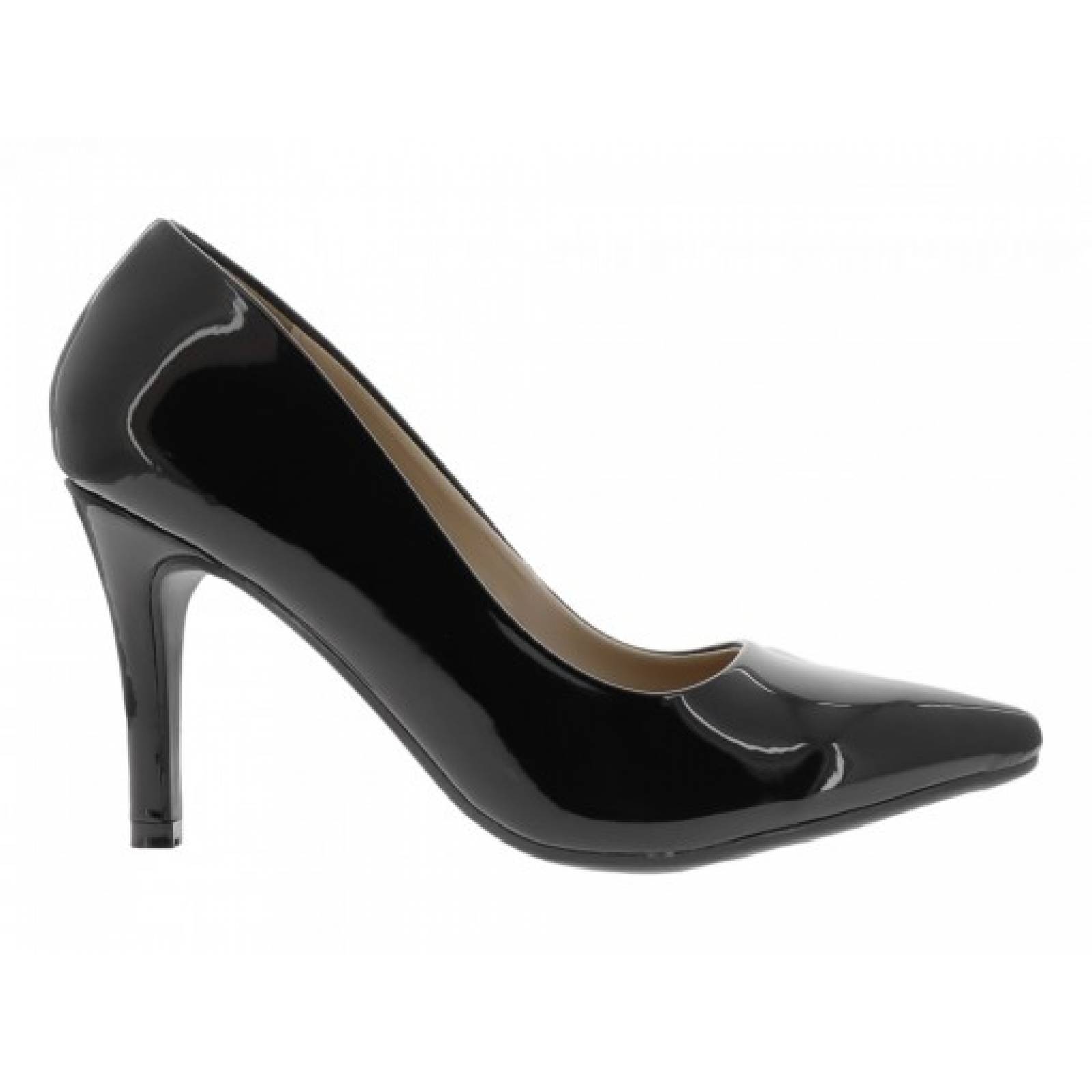 ZAPATILLAS LADY PAULINA 17001 CHAROL NEGRO LUCIANA  22 27 Mujer