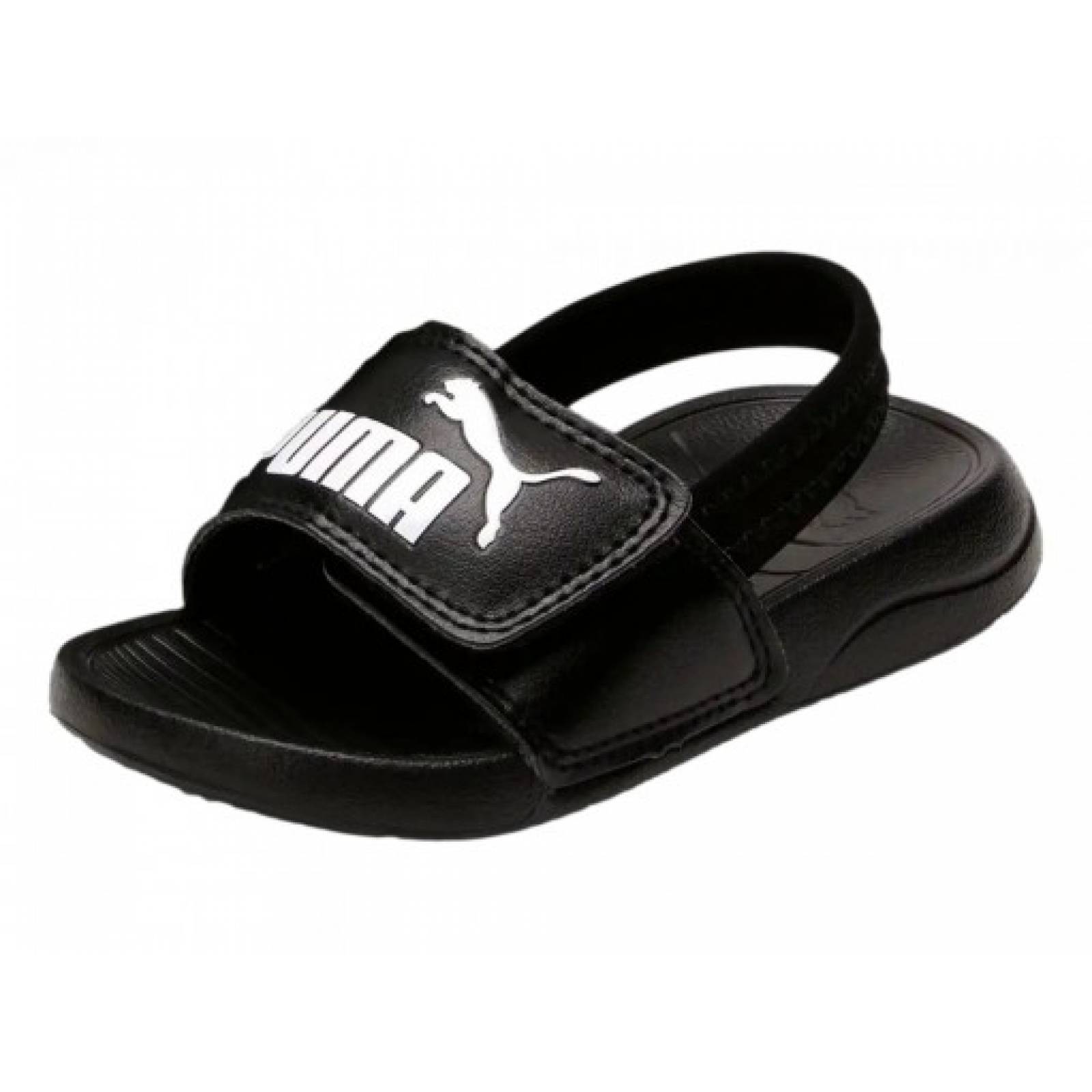 SANDALIAS PUMA 373862 01 PUMA BLACK PUMA WHITE POPCAT 20 BACKSTRAP AC INF  12 16 Niños