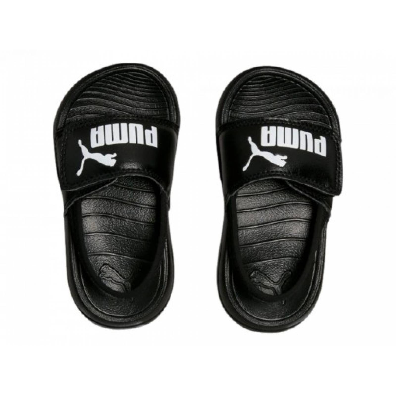 SANDALIAS PUMA 373862 01 PUMA BLACK PUMA WHITE POPCAT 20 BACKSTRAP AC INF  12 16 Niños
