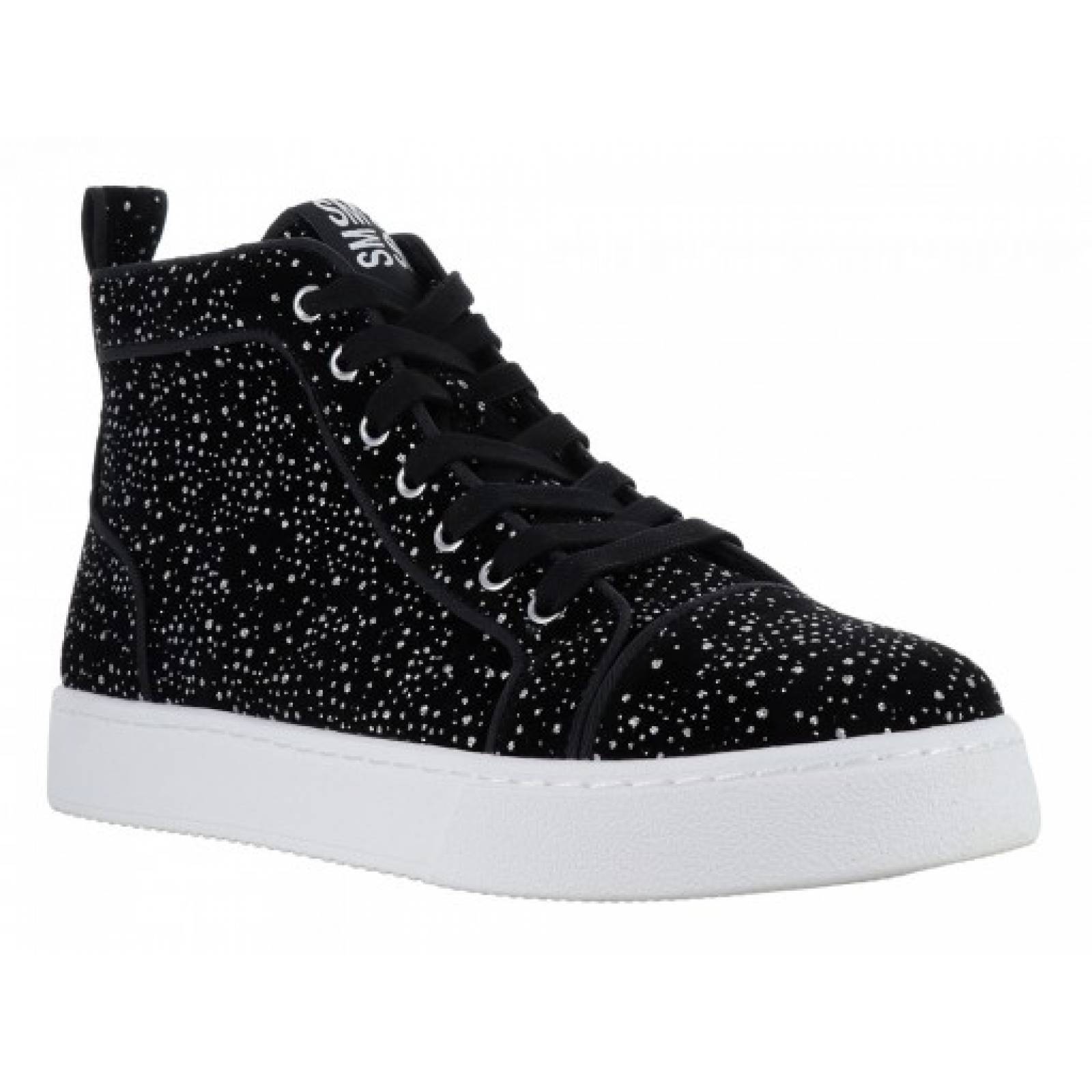 TENIS STEVE MADDEN PROMOT ER BLACK GLITTER  26 30 Hombre