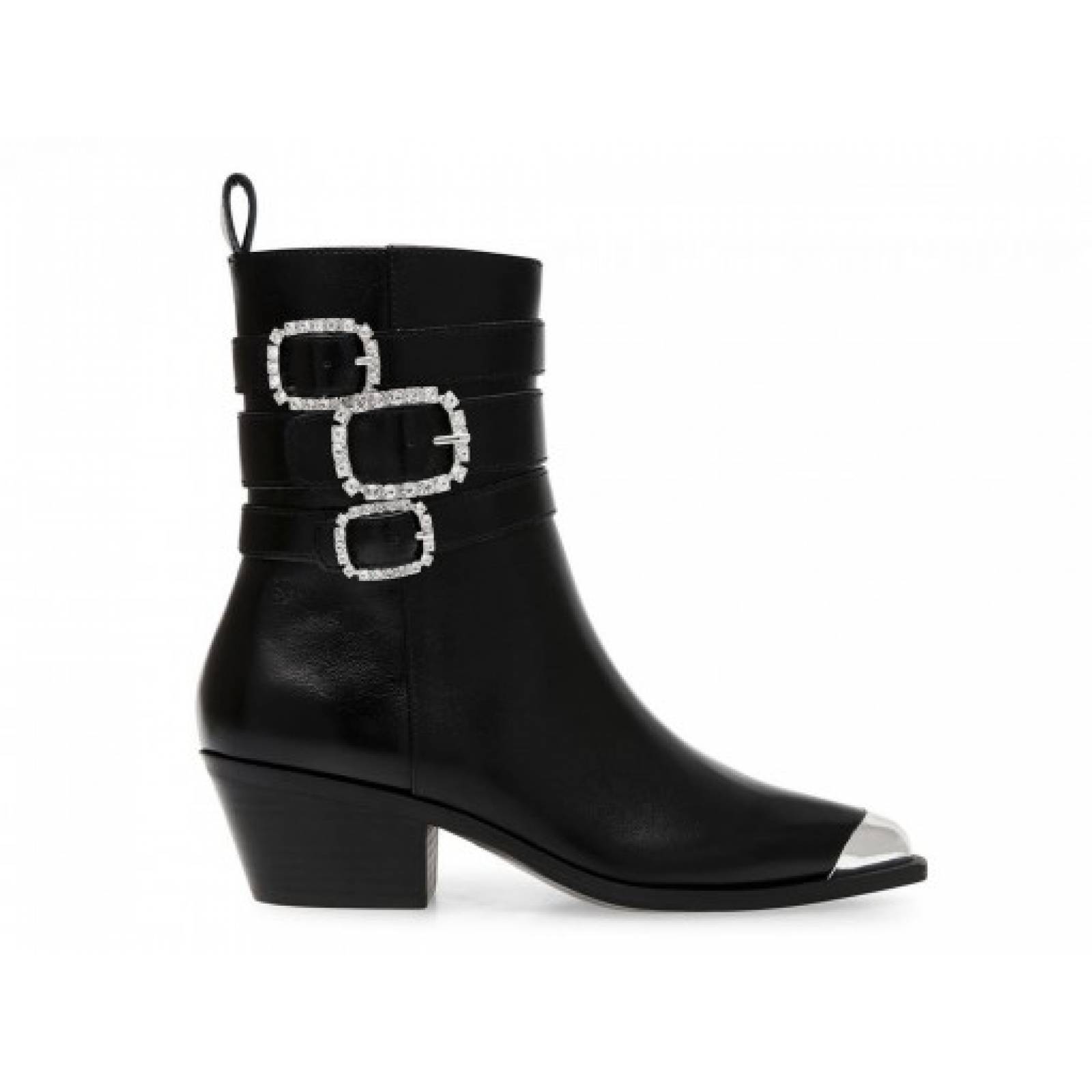 BOTAS STEVE MADDEN KINSHI P BLACK  22 0 27 0 Mujer