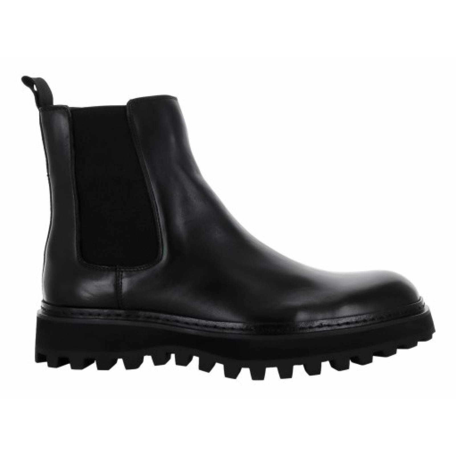 BOTA STEVE MADDEN TOBIAS BLACK LEATHER  26 30 Hombre