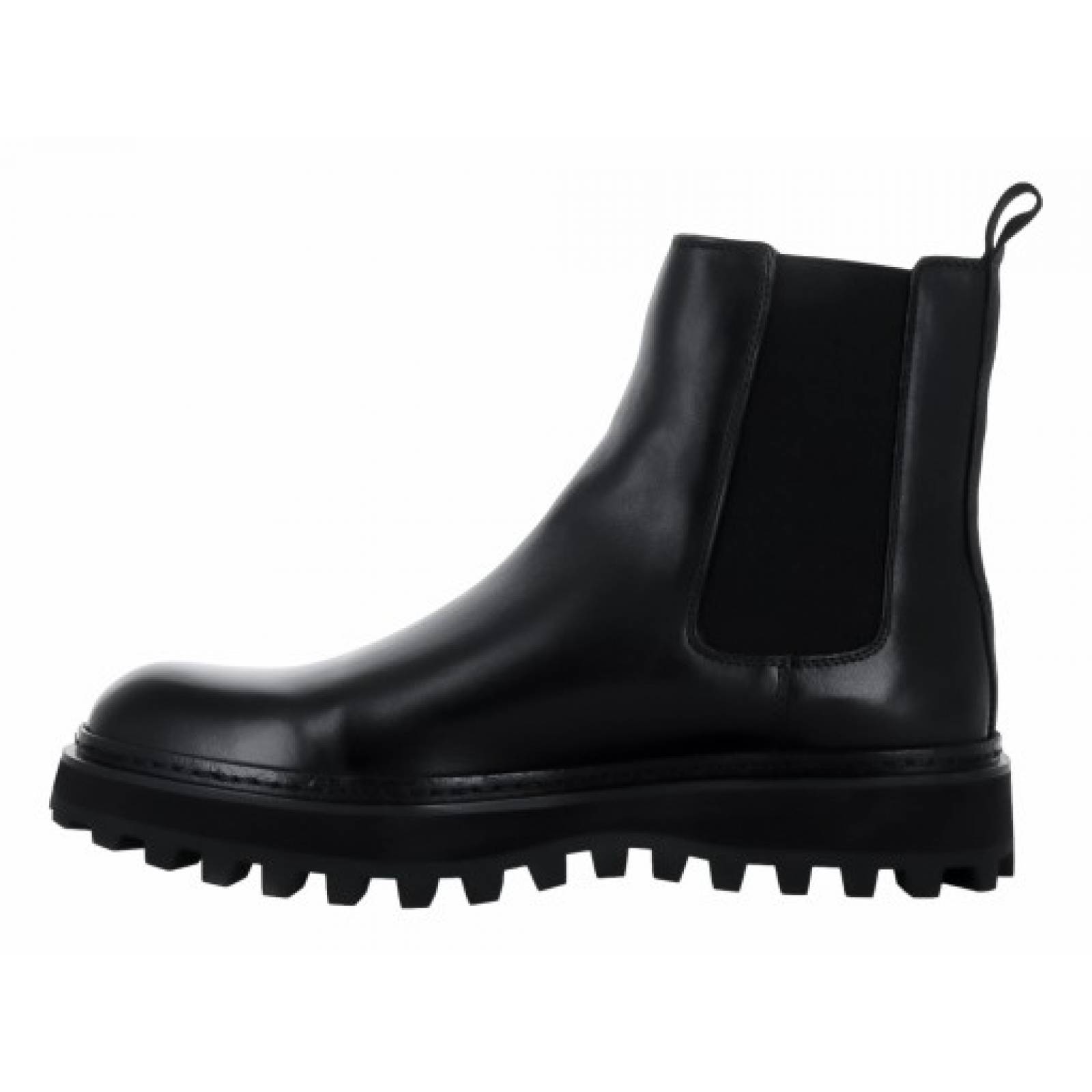 BOTA STEVE MADDEN TOBIAS BLACK LEATHER  26 30 Hombre