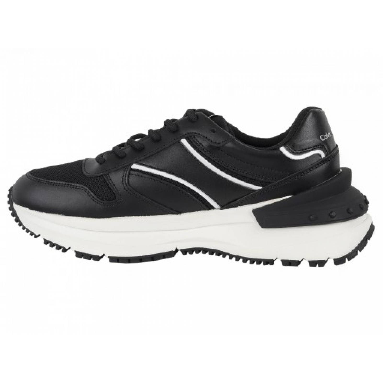 CALZADO CALVIN KLEIN 0YW 00890 0GM BLACK WHITE 23 26 Mujer