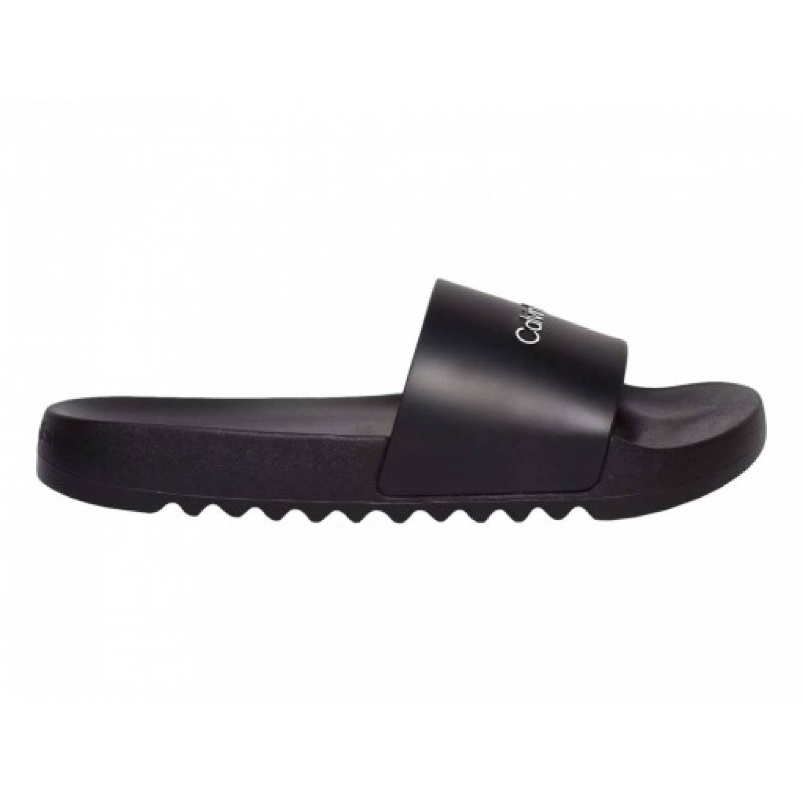 SANDALIAS CALVIN KLEIN HM0H M01063 BEH NEGRO CHUNCKY POOL SLIDE RUB 25 0 31 0 Hombre
