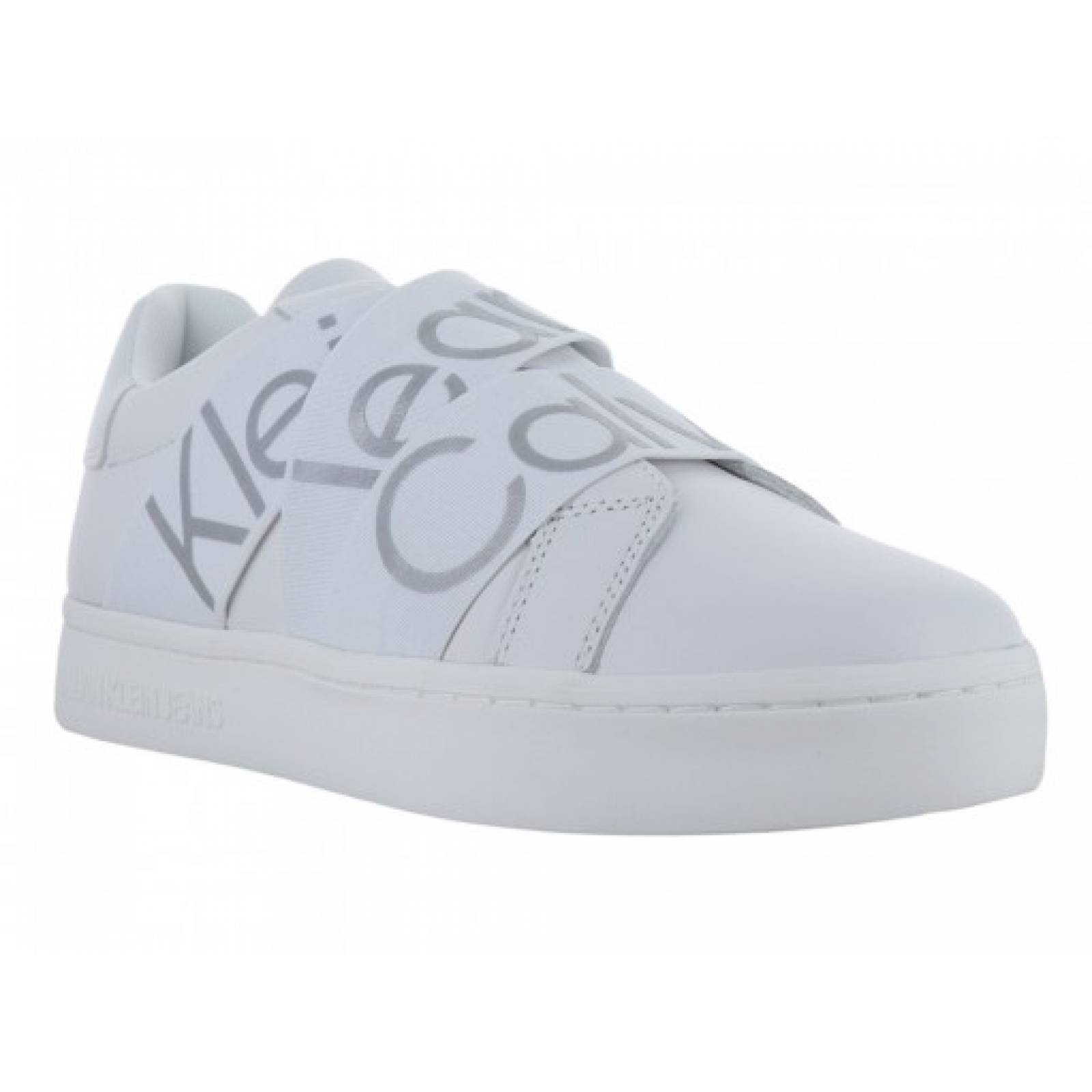 Tenis CALVIN KLEIN YW0 0911 YBR WHITE 23 26 Mujer