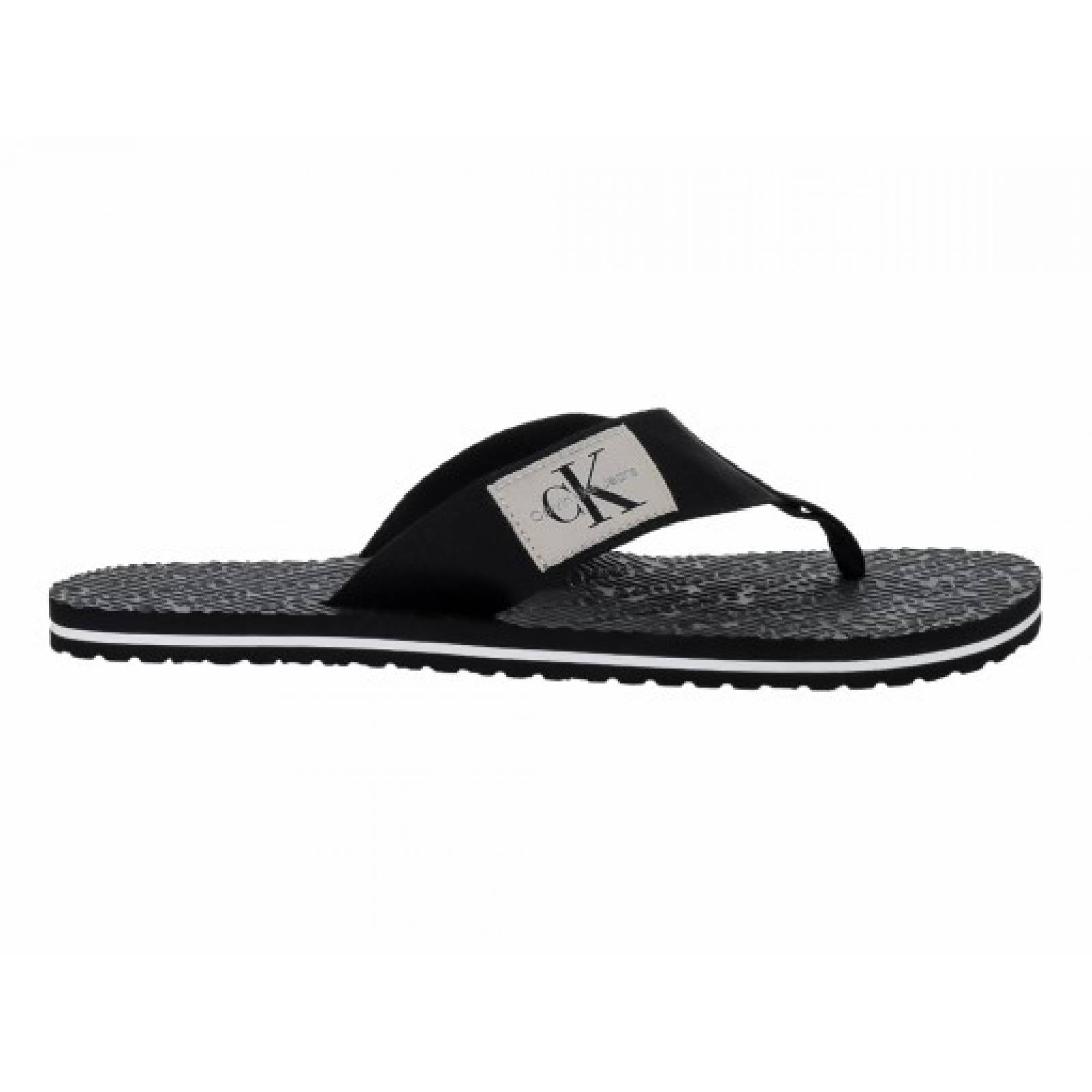 SANDALIAS CALVIN KLEIN YM0Y M00732 BEH NEGRO FLIP FLOP WEBBING 25 0 31 0 Hombre