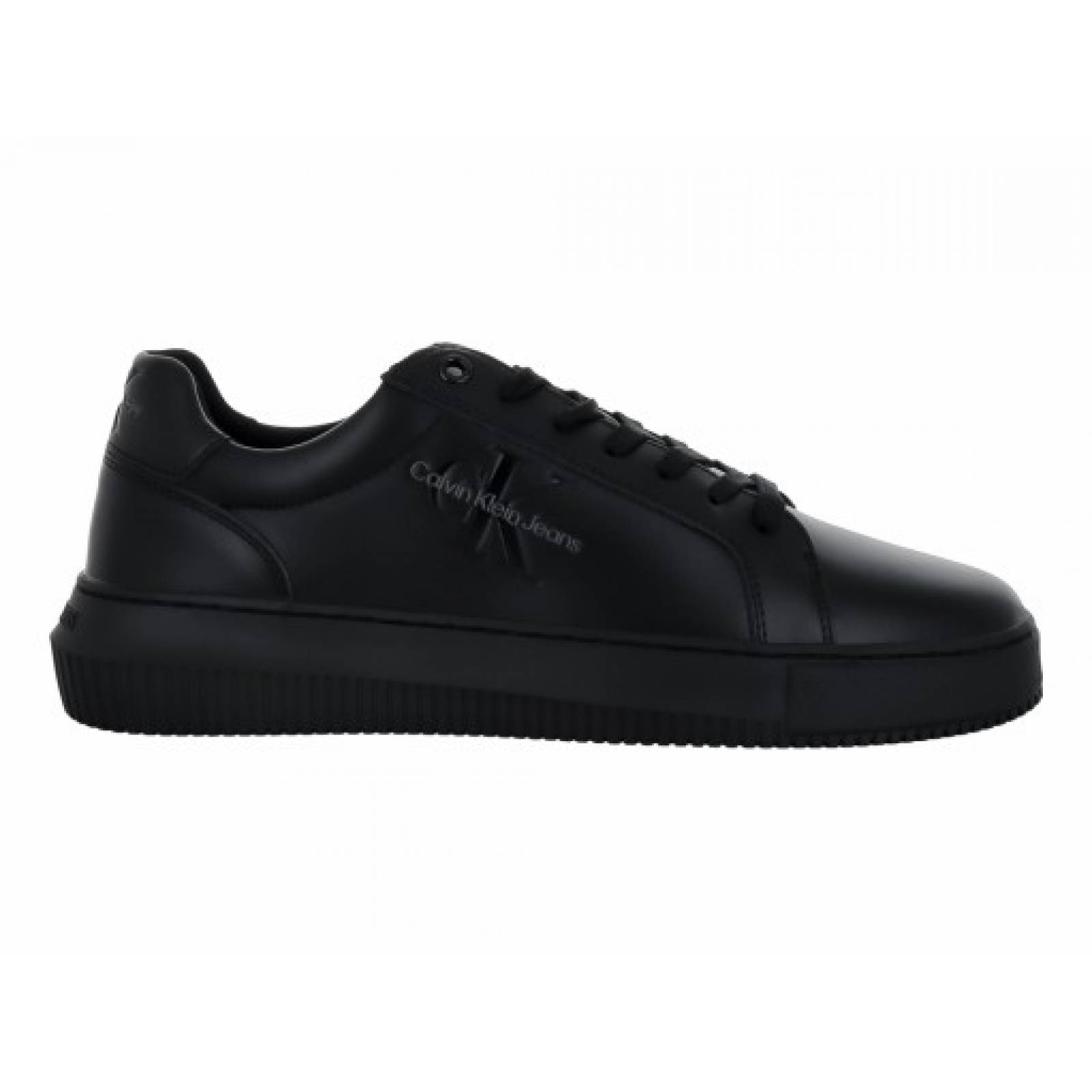 TENIS CALVIN KLEIN YM0Y M00681 0GT NEGRO CHUNKY CUPSOLE MONO LTH  25 0   30 0 Hombre