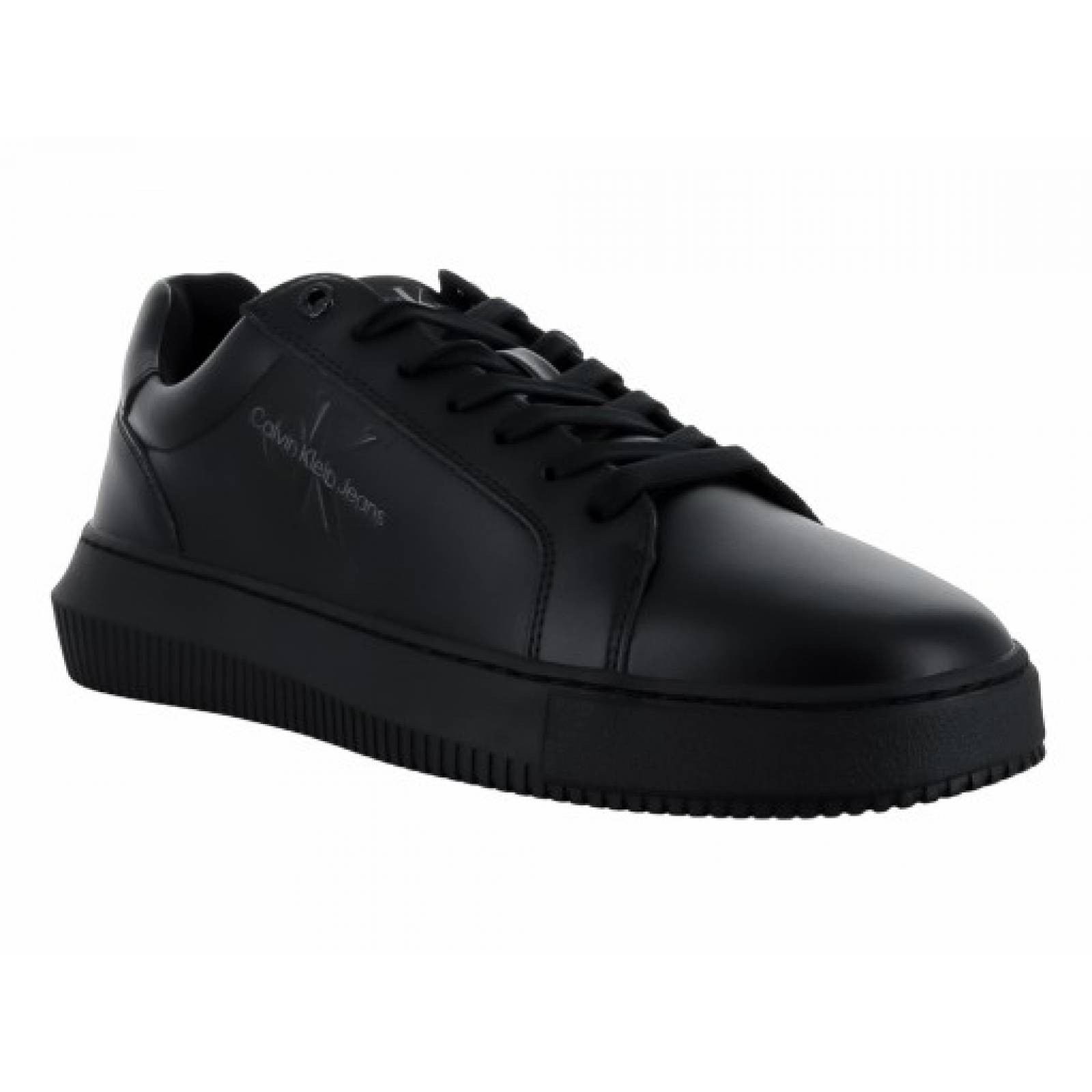 TENIS CALVIN KLEIN YM0Y M00681 0GT NEGRO CHUNKY CUPSOLE MONO LTH  25 0   30 0 Hombre