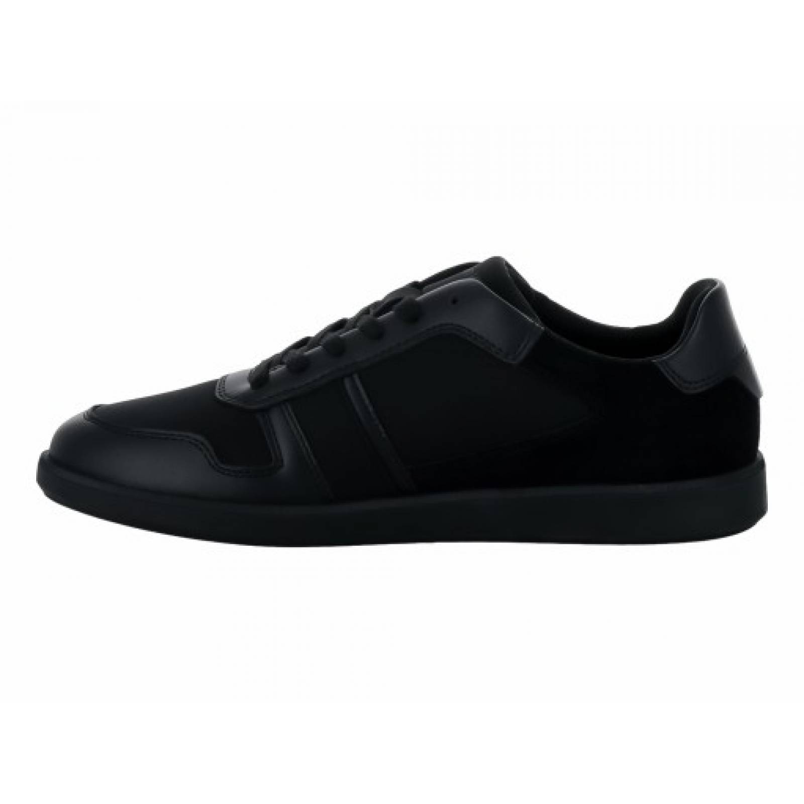 Tenis CALVIN KLEIN HM0H M00491 00U TRIPLE BLACK LOW TOP LACE UP MIX  25 0   30 0 Hombre