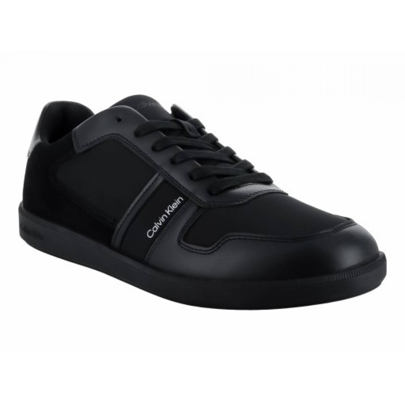 Tenis CALVIN KLEIN HM0H M00491 00U TRIPLE BLACK LOW TOP LACE UP MIX  25 0   30 0 Hombre