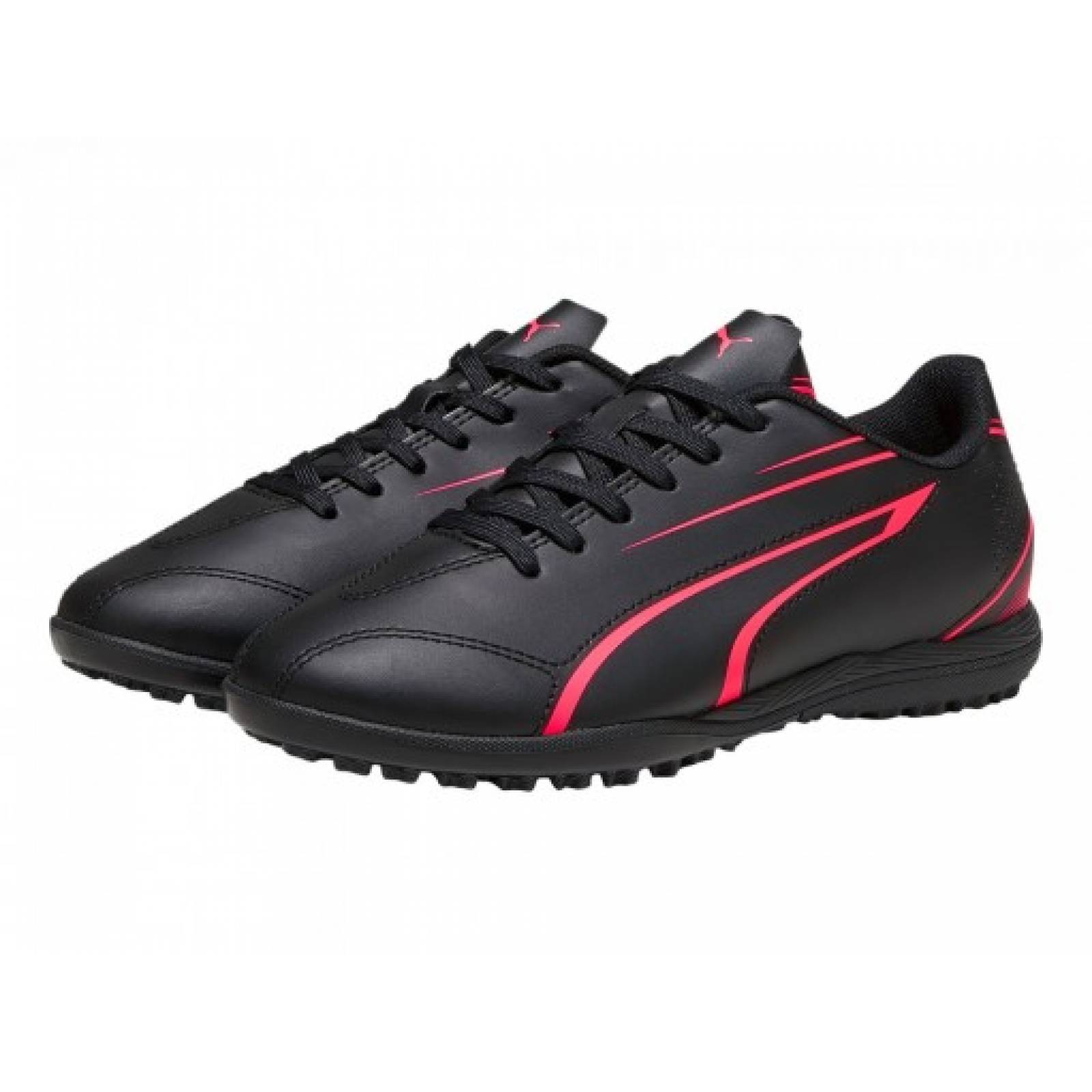 Tenis PUMA 107487 02 TF SINTETICO BLACK FIRE ORCHID VITORIA TT JR  17 25 Niños