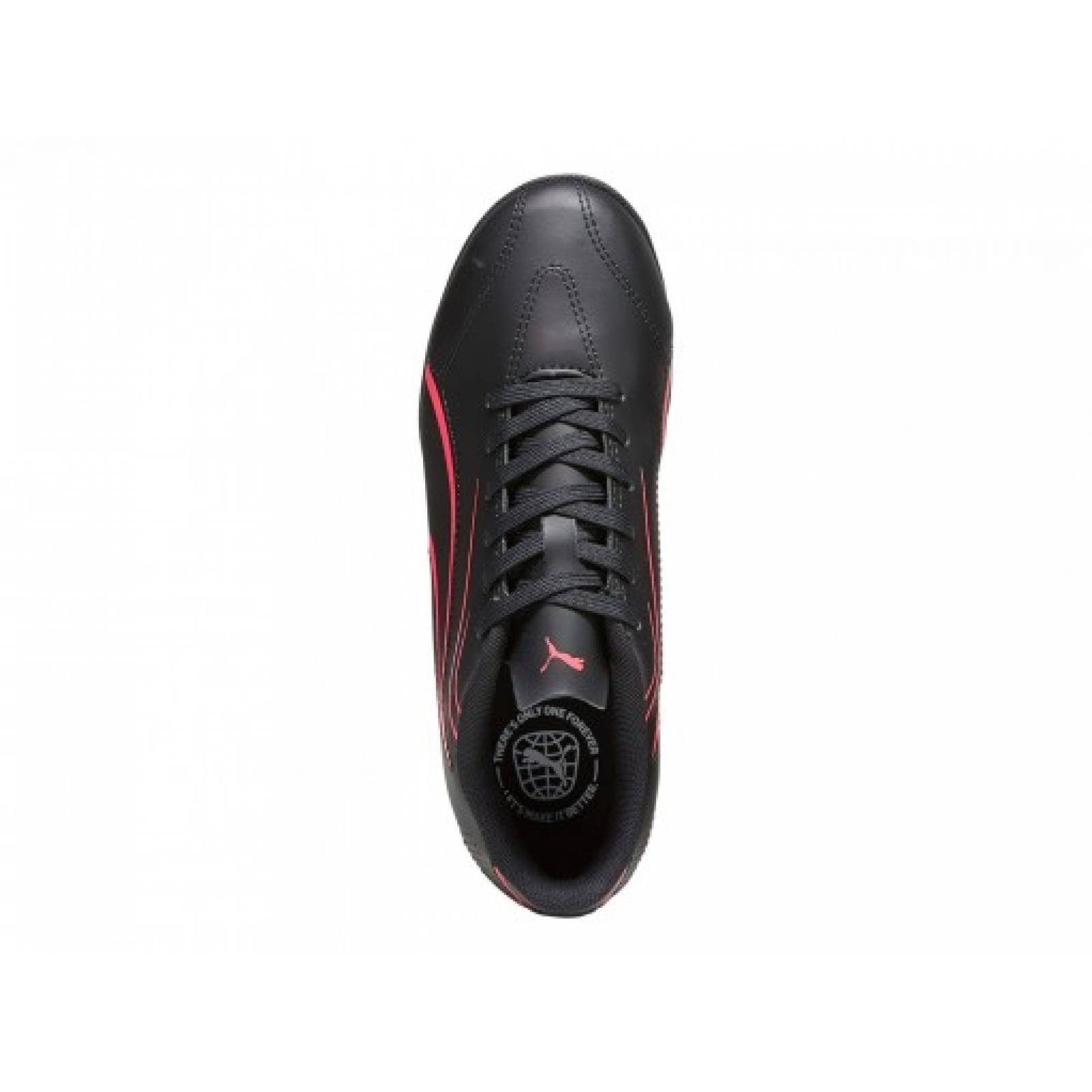 Tenis PUMA 107487 02 TF SINTETICO BLACK FIRE ORCHID VITORIA TT JR  17 25 Niños