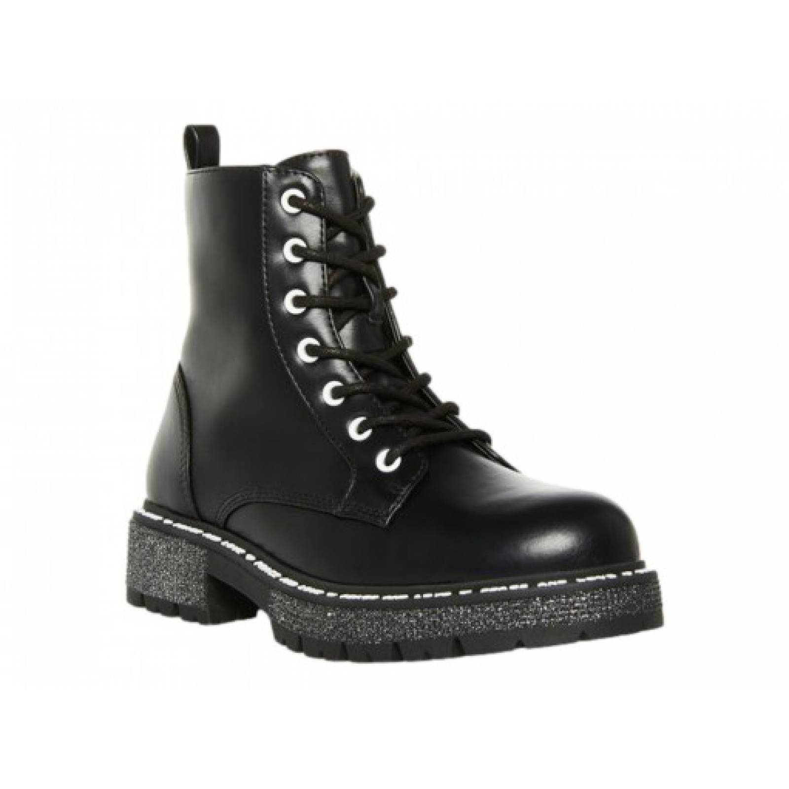 BOTAS STEVE MADDEN JWOOTS BLACK  19 24 Niñas