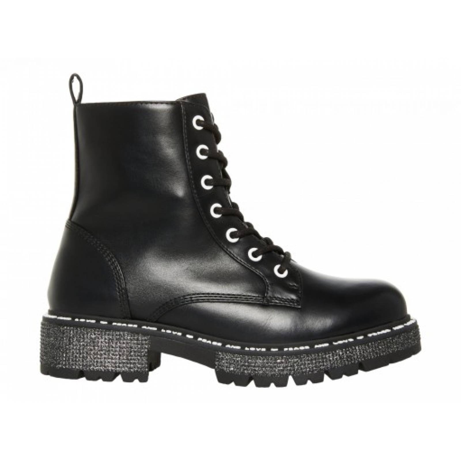 BOTAS STEVE MADDEN JWOOTS BLACK  19 24 Niñas