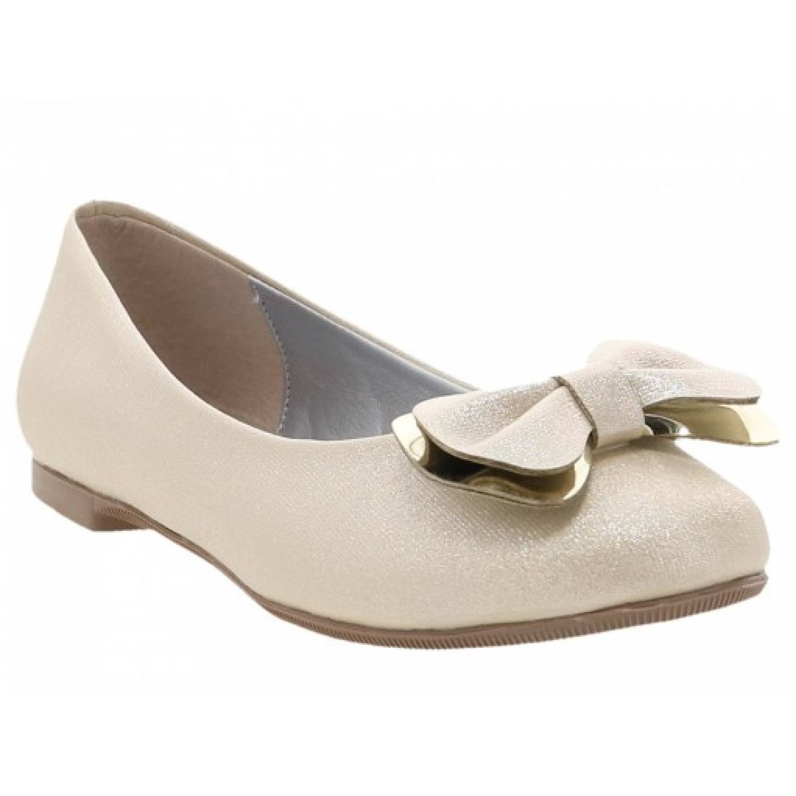 BALERINAS FLATS TROPICANA 46075 SALMA GOLD N V 22 24 Niñas