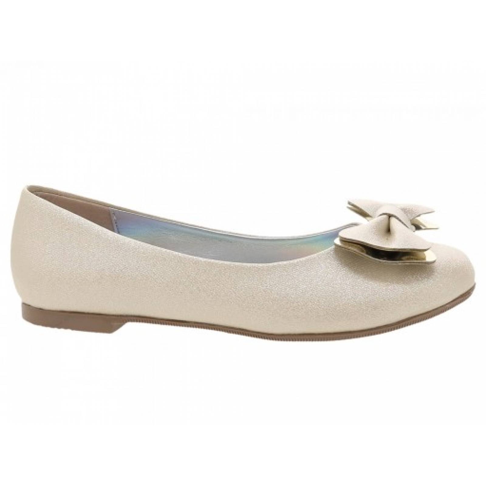 BALERINAS FLATS TROPICANA 46075 SALMA GOLD N V 22 24 Niñas