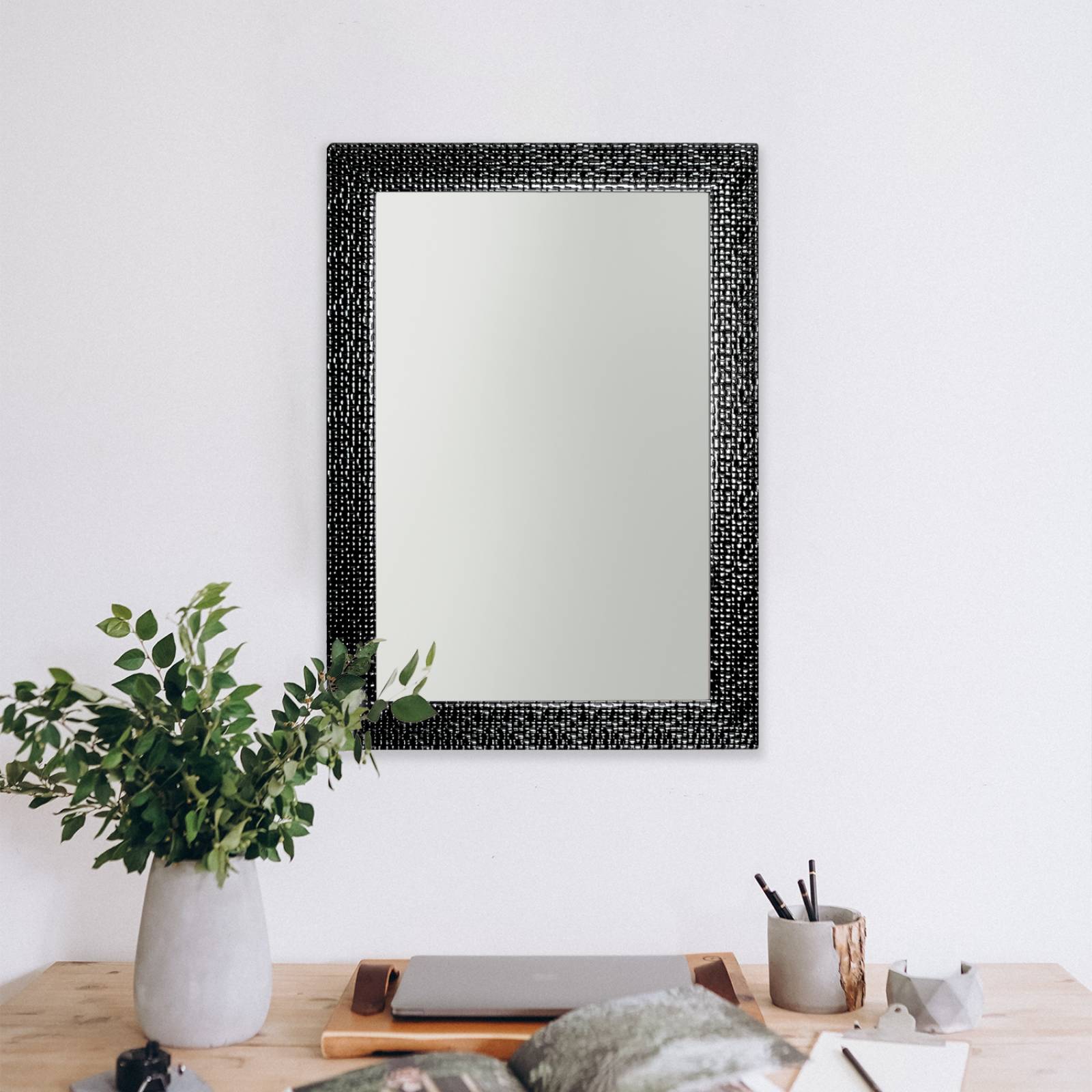 Espejo de Pared Baño o tocador PASPARTU FRAMES Dark Side Color negro