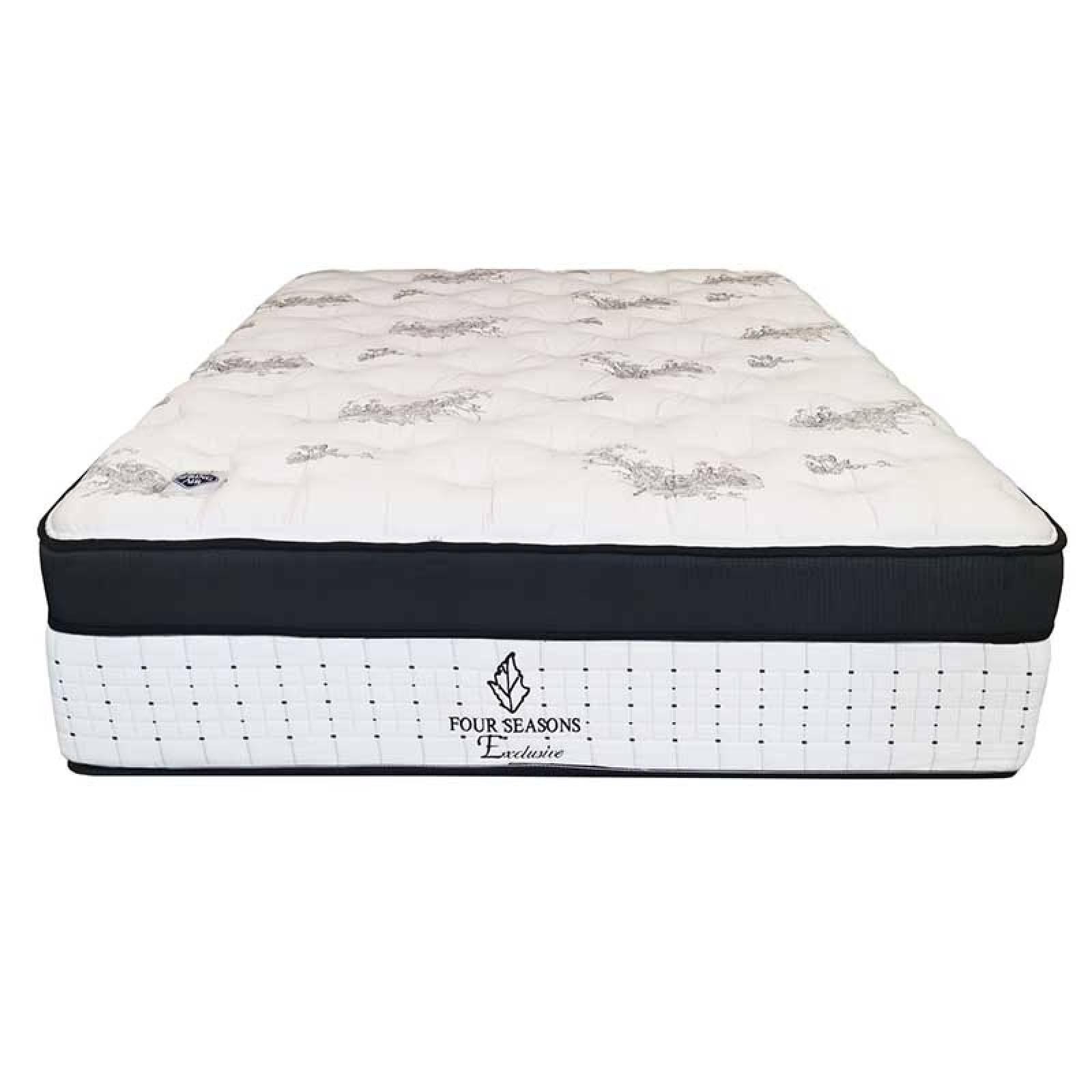 Colchón Spring Air Four Seasons Exclusive King Size  + Cojín Balón  + Cojín Playera