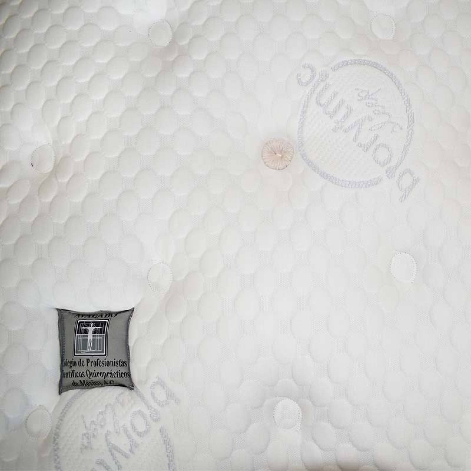 Colchon Spring Air Gravity King Size + Cojín Balón + Cojín Playera