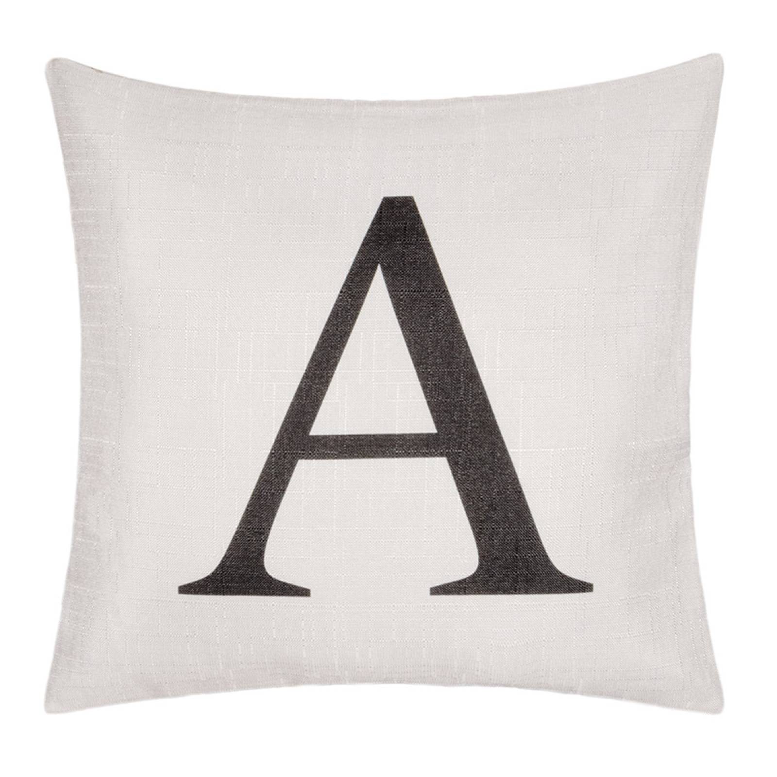 Cojin Decorativo Bohemia 50x50 cm Estampado Letra