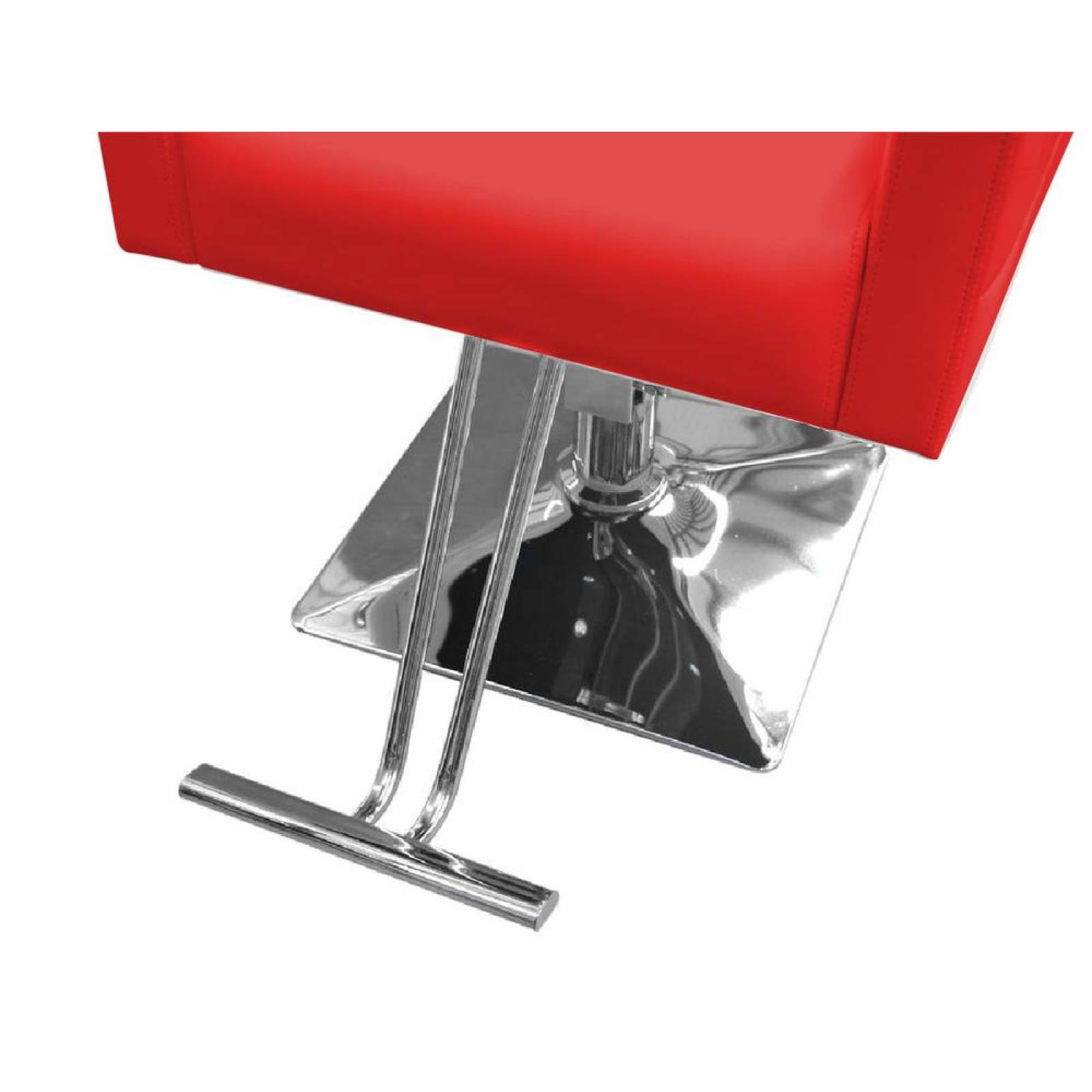 Silla para Estética Premium Gran Shopping, Ajuste de Altura Rojo
