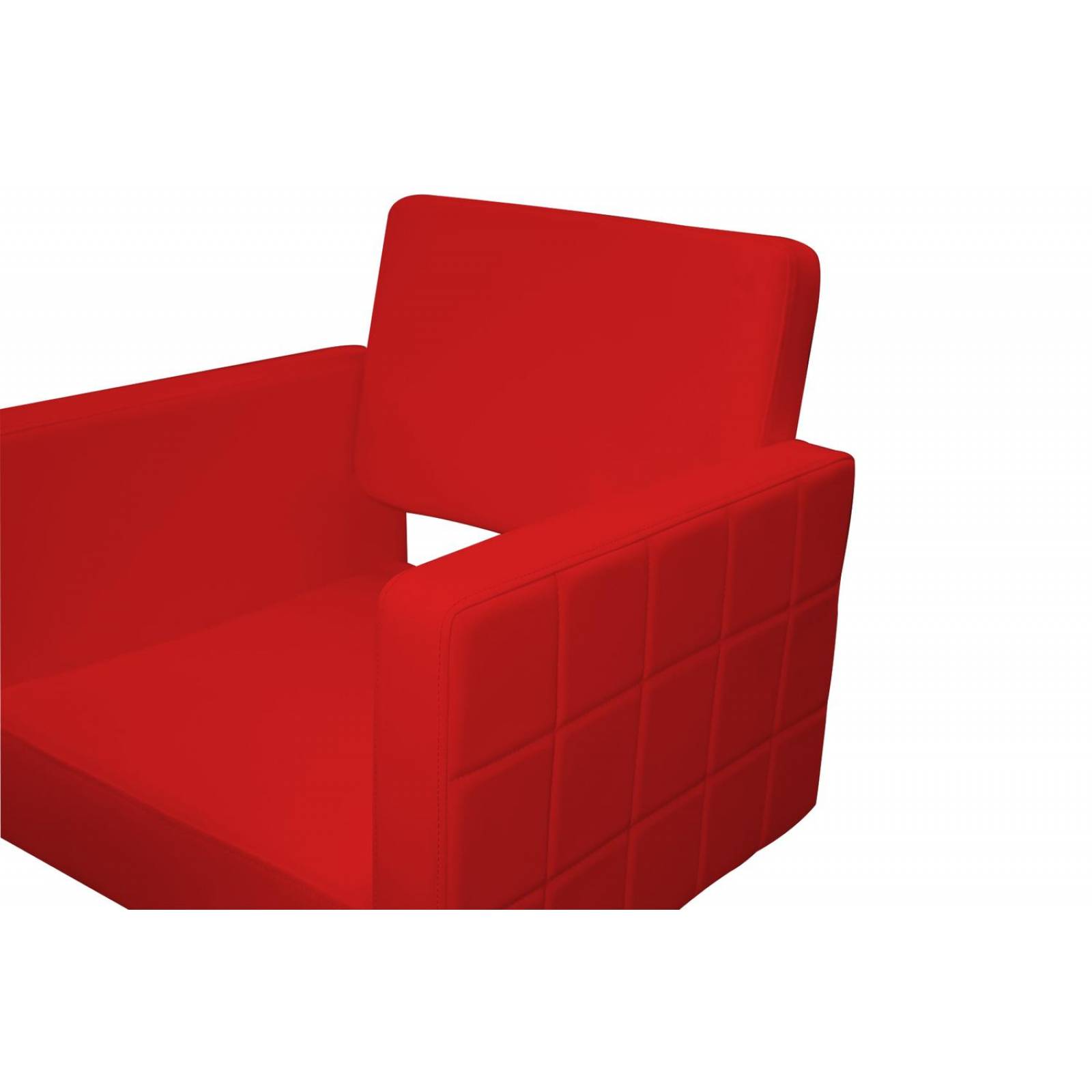 Silla para Estética Premium Gran Shopping, Ajuste de Altura Rojo