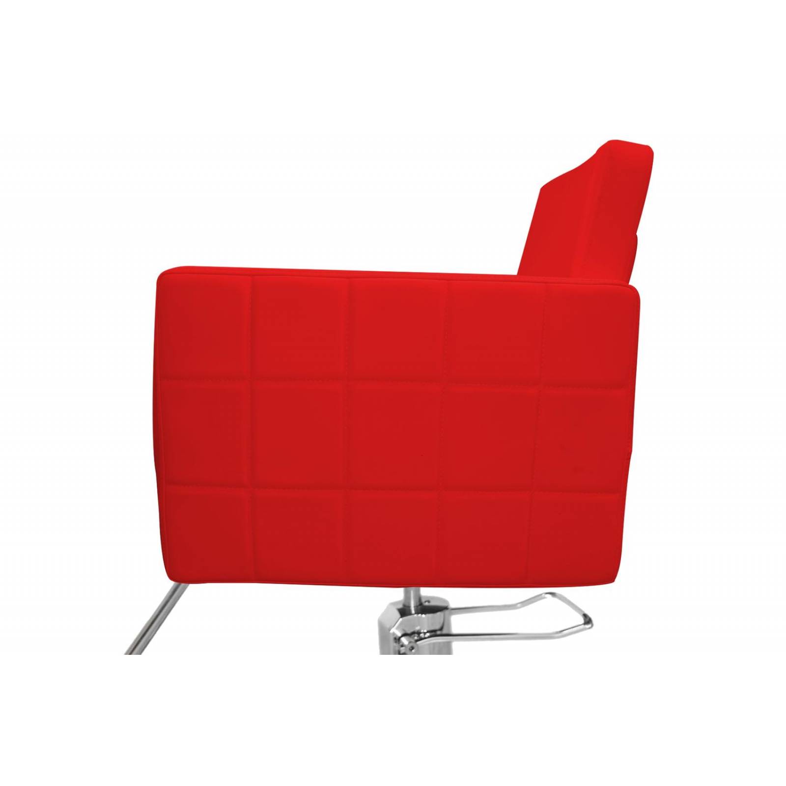 Silla para Estética Premium Gran Shopping, Ajuste de Altura Rojo