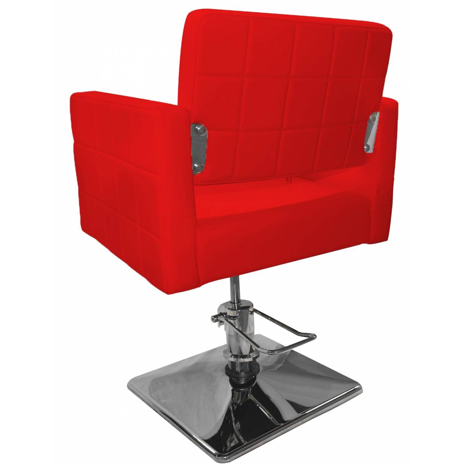 Silla para Estética Premium Gran Shopping, Ajuste de Altura Rojo