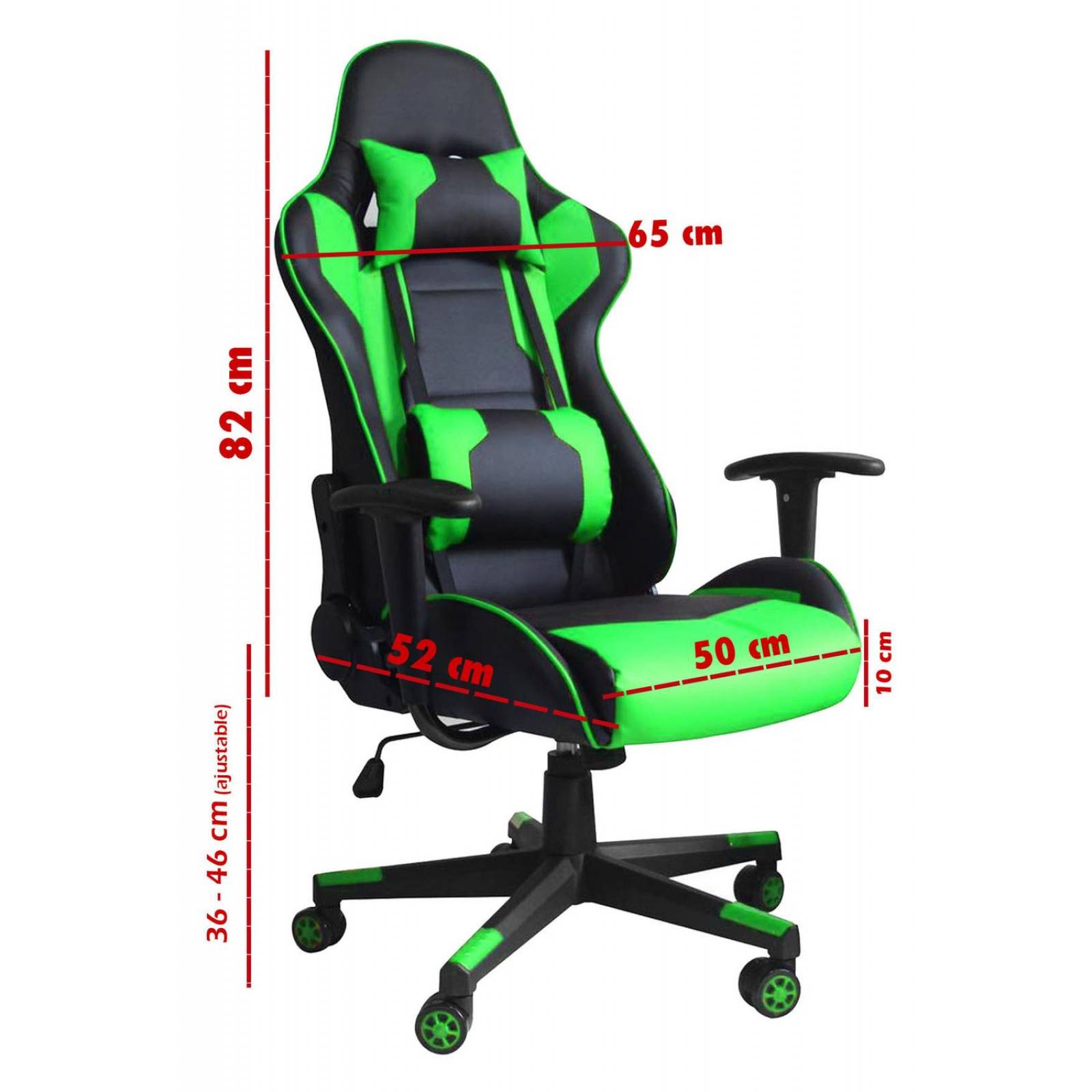 Silla Gamer Gaming Consola Pc Ergonomica Reclinable 