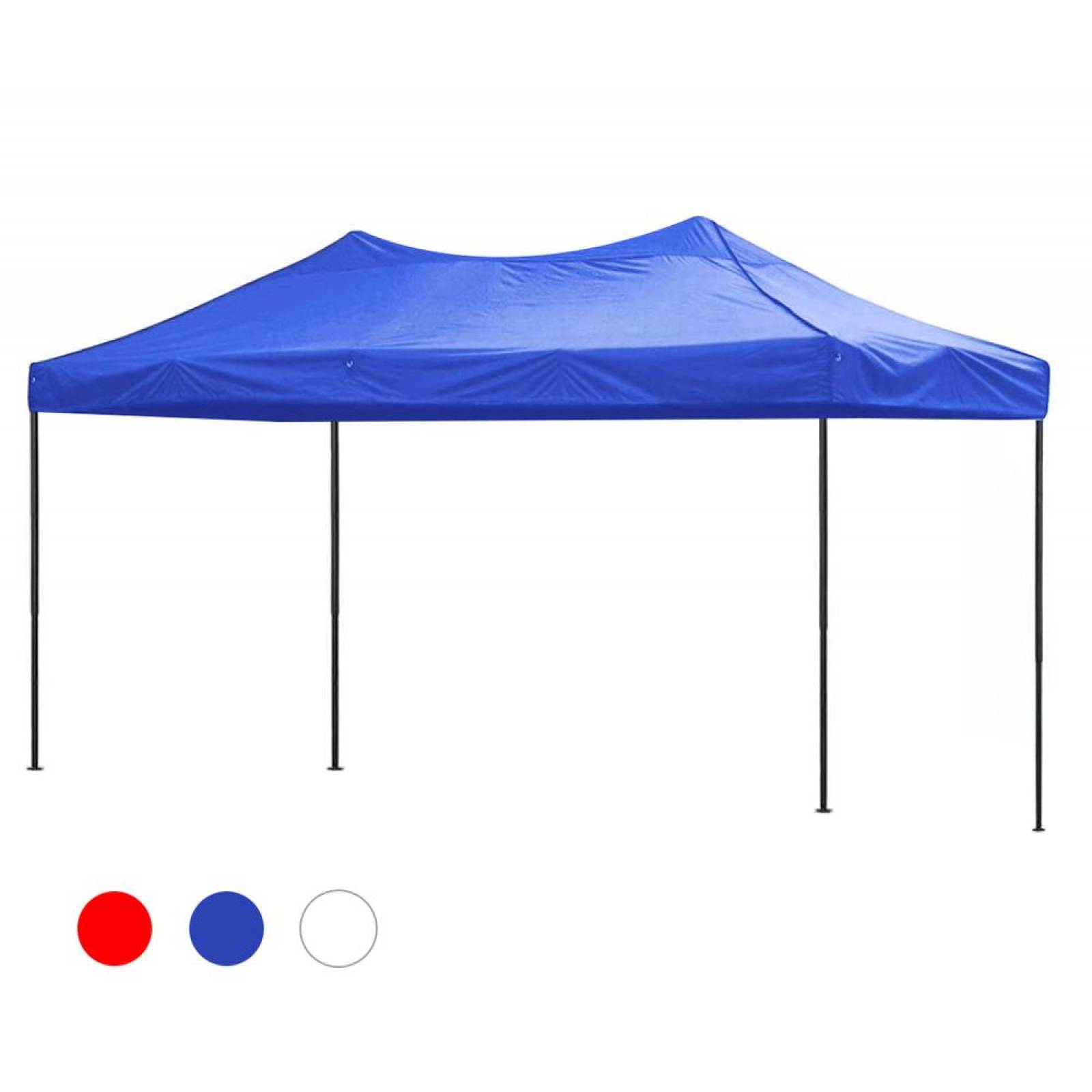 Carpa 3 x 4.5 m Jardimanía, Toldo Antisombra Portátil Azul