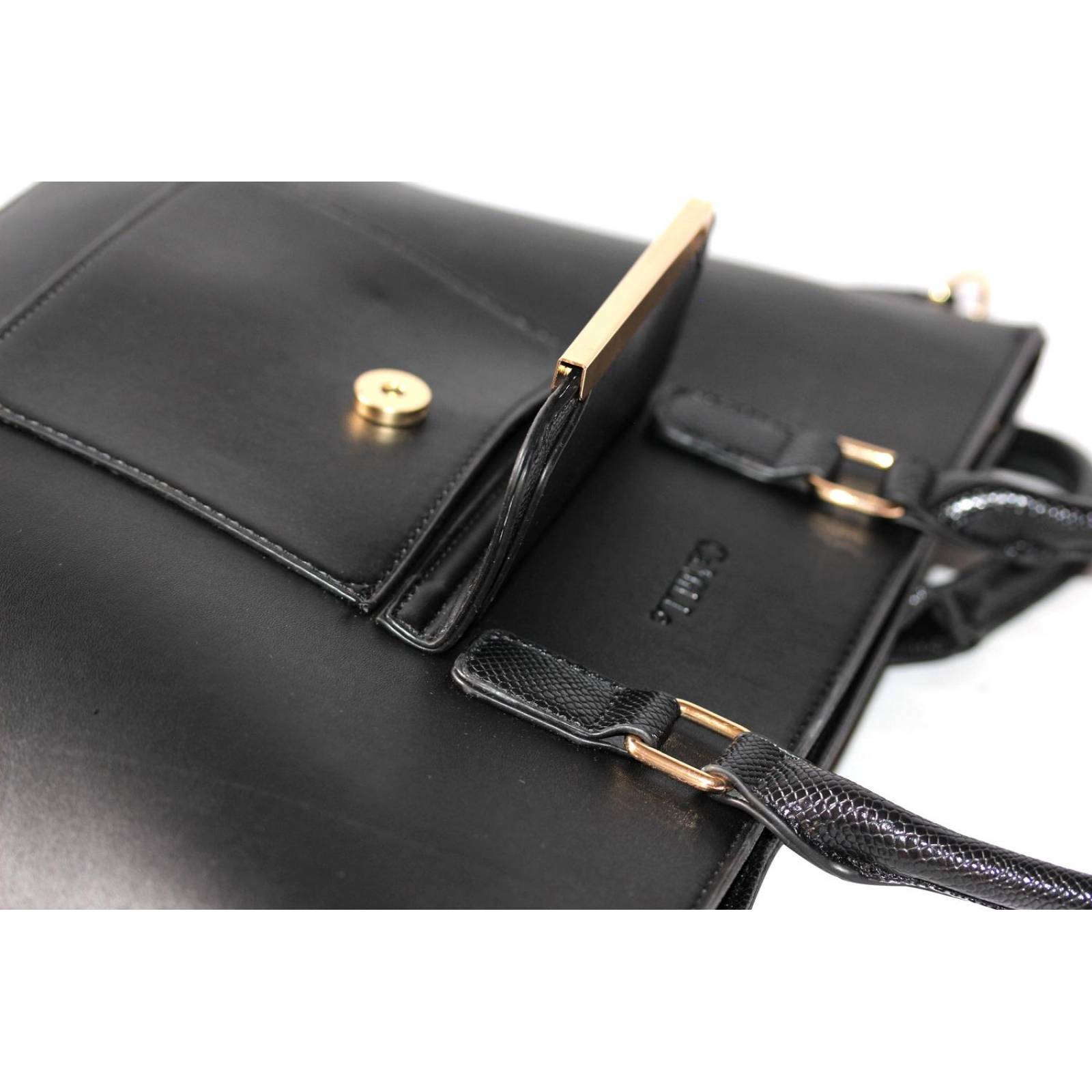 Bolsa de Mano Shopping Camille, Gran Tamaño, Moderna 