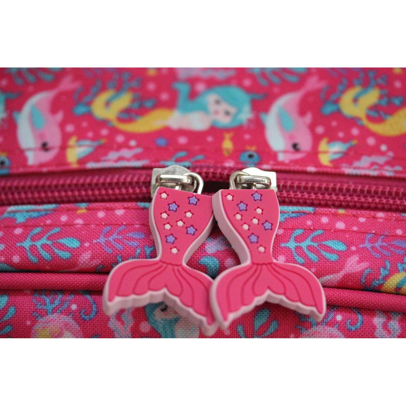 Kit de Mochila Escolar Travel Elite Con Ruedas Para Niña Rosa