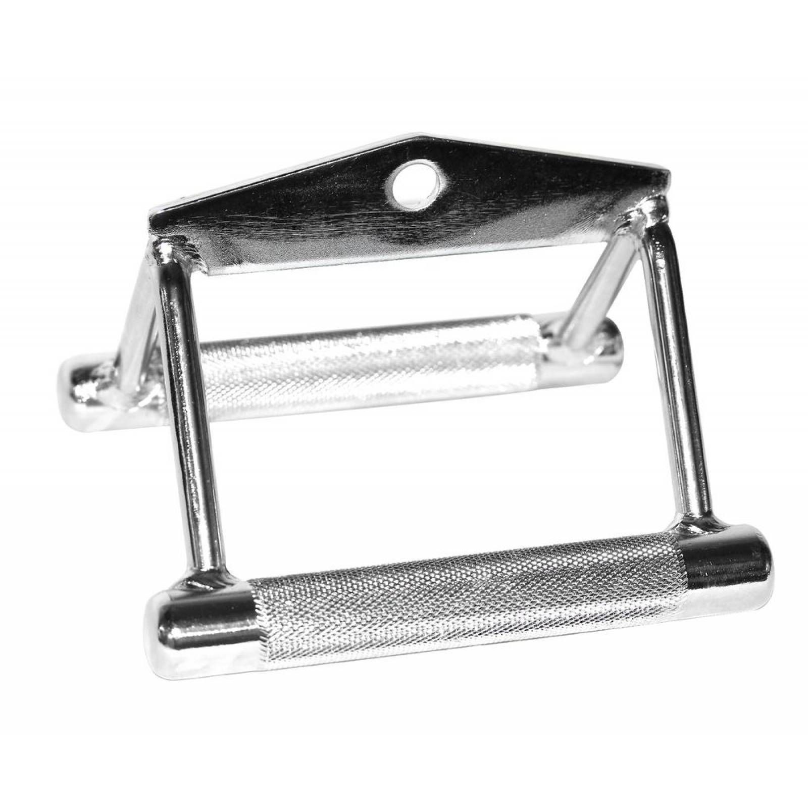 Maneral Agarradera Tipo Doble D Para Remo Gym Plateado Grande