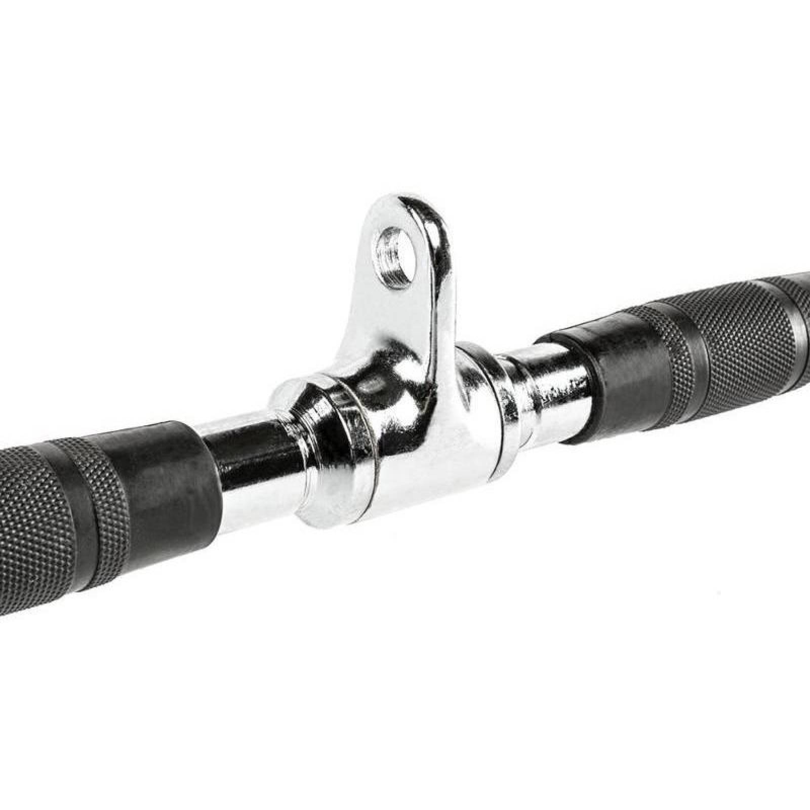 Agarre Maneral Barra Polea Alta Espalda Remo Laterales Gym Plateado tamaño