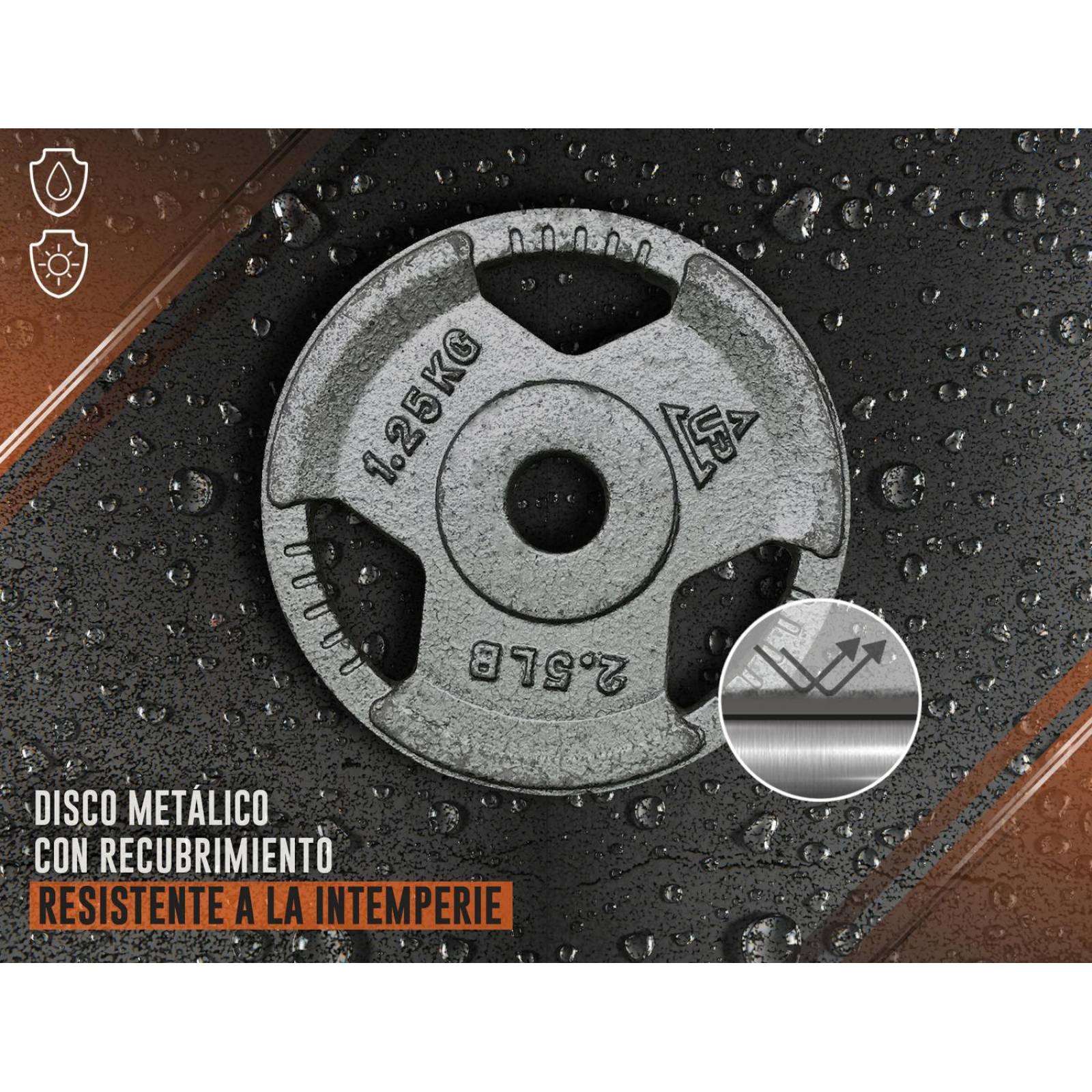 Banco Ejercicios 5 en 1 + Kit Pesas, Mancuernas 