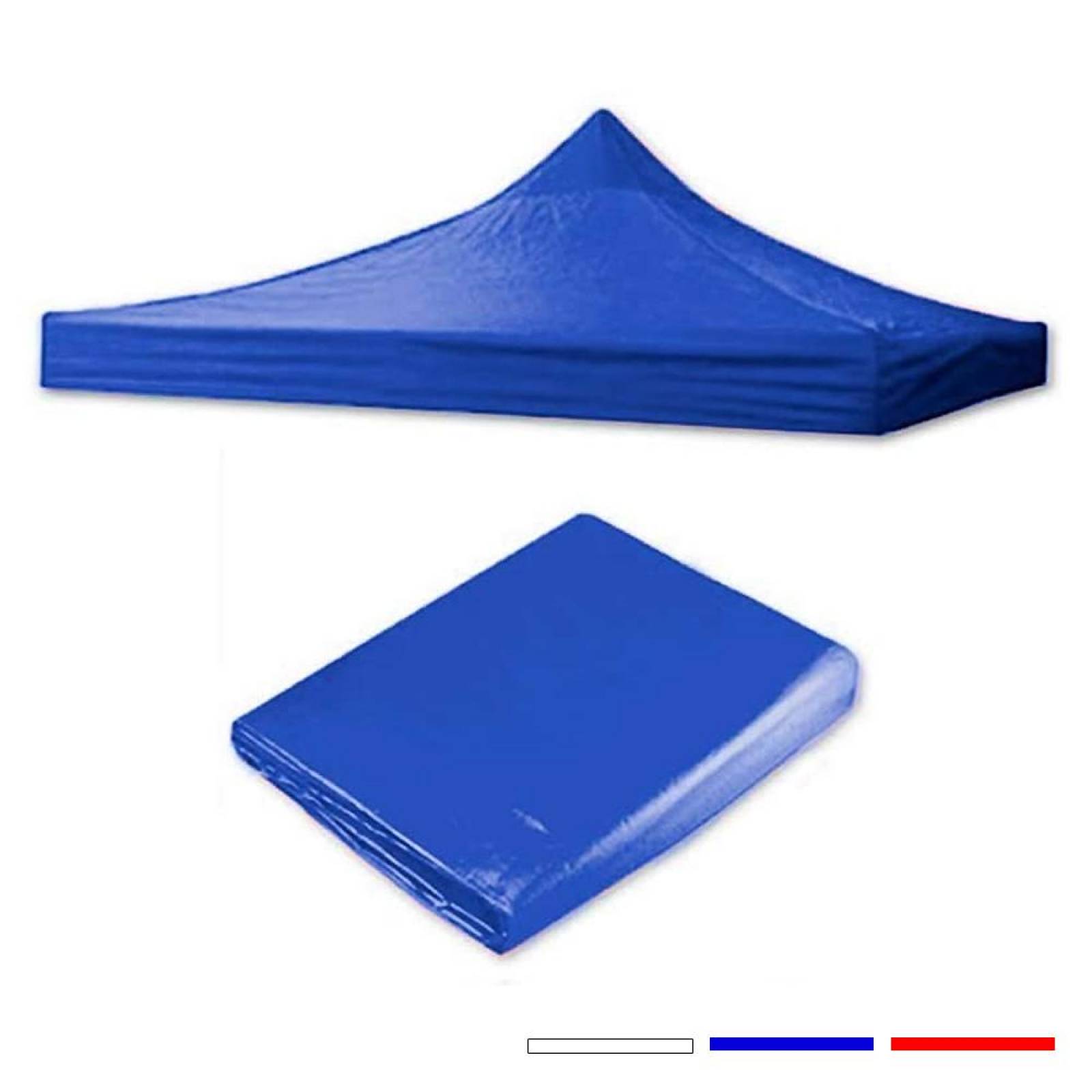Techo Lona Impermeable para Toldo Jardimanía, 3x3 Metros Azul