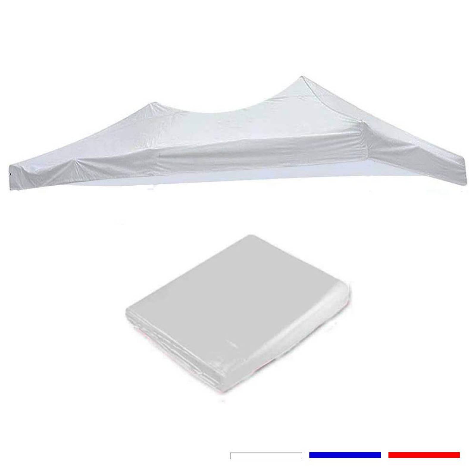 Techo Lona Impermeable para Toldo Jardimanía, 3x4.5 Metros Blanco
