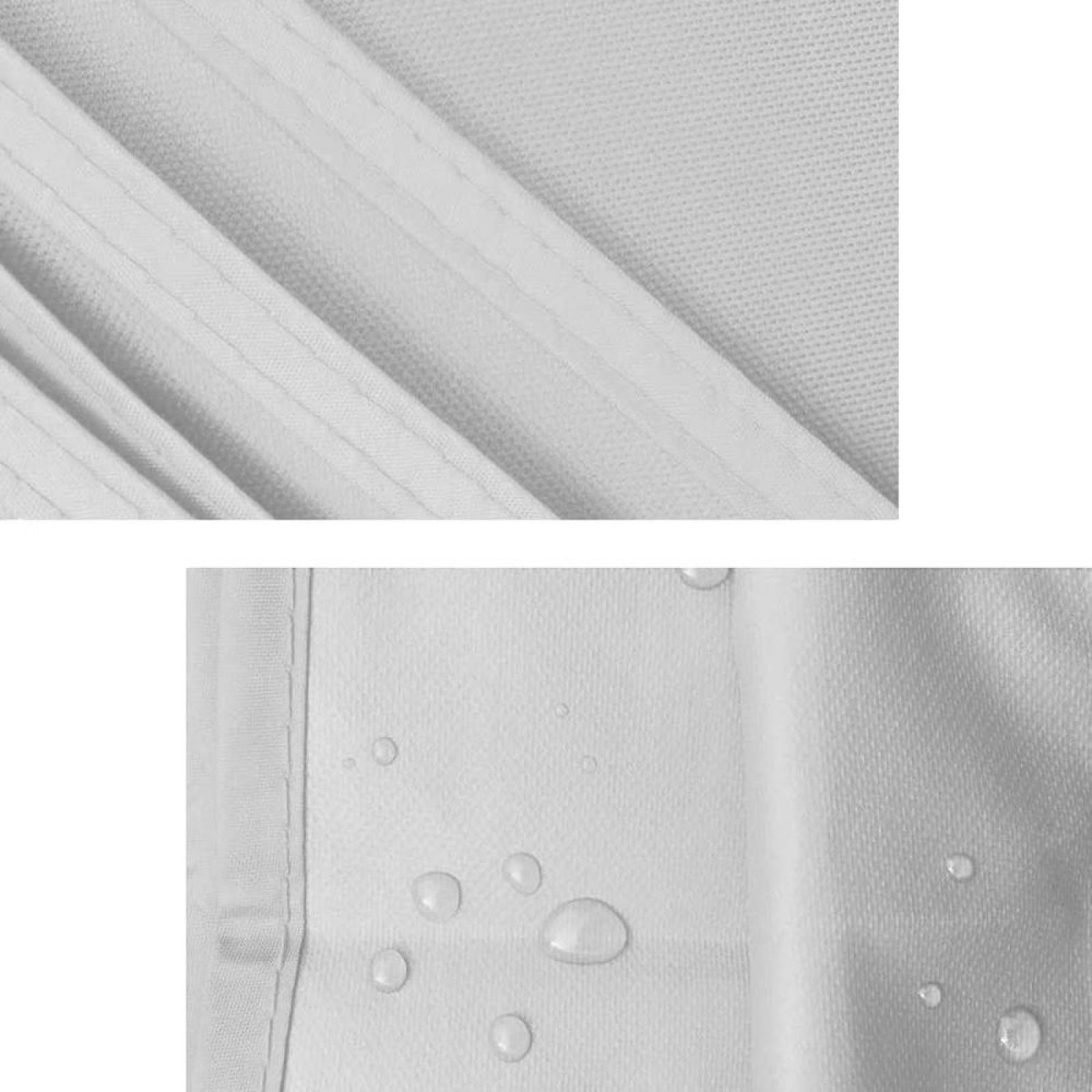 Techo Lona Impermeable para Toldo Jardimanía, 3x4.5 Metros Blanco