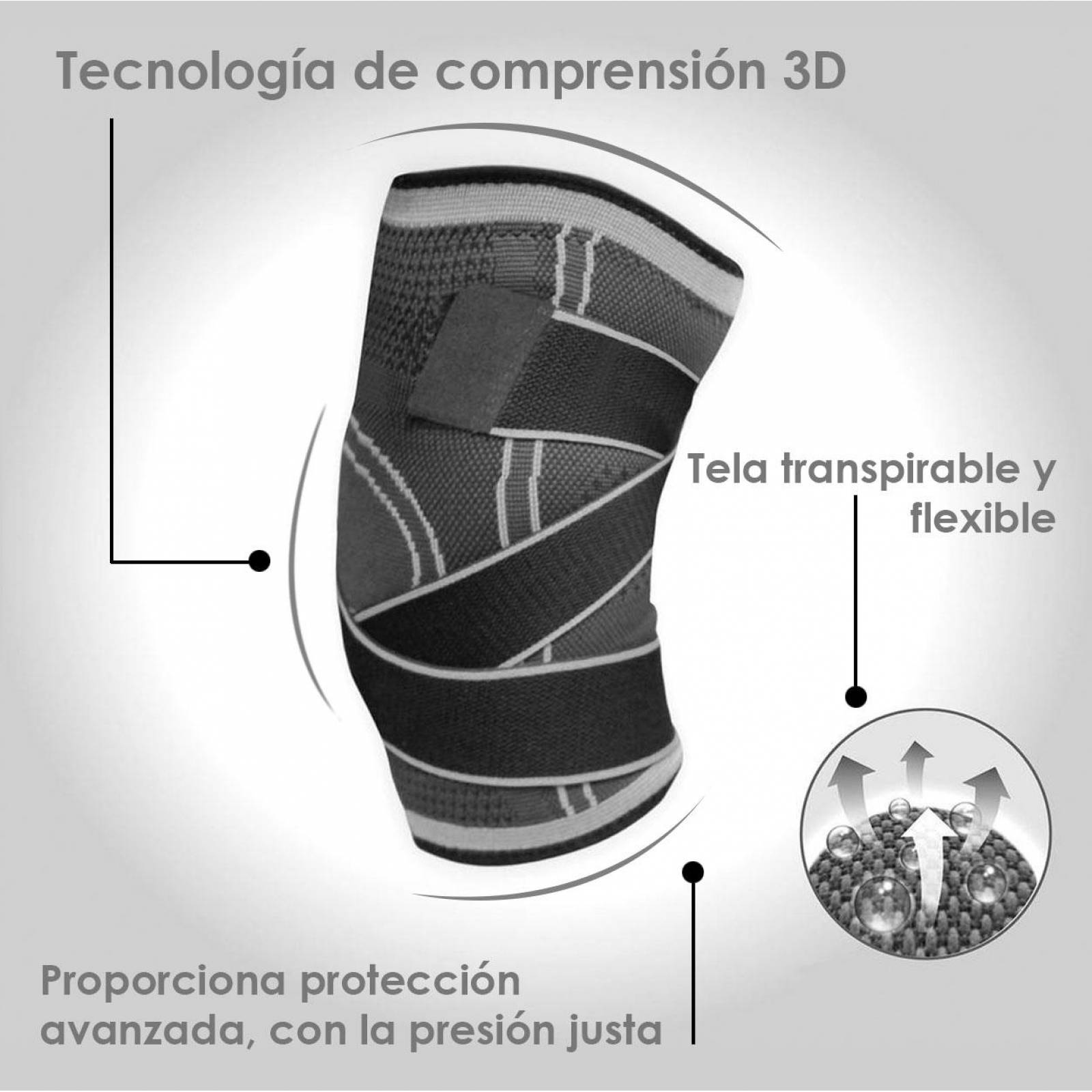 Rodillera Neopreno Para Entrenamiento Crossfit Pesas 