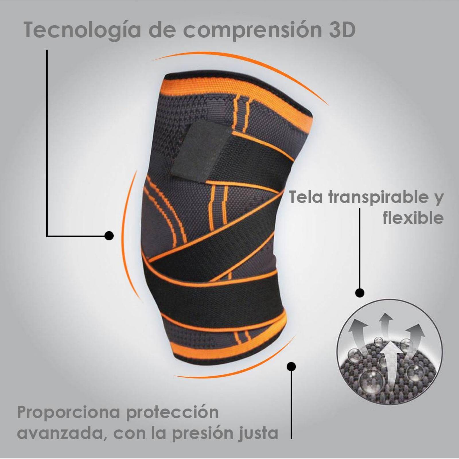 Par de Rodilleras Neopreno Para Entrenamiento Rodillera Crossfit Pesas