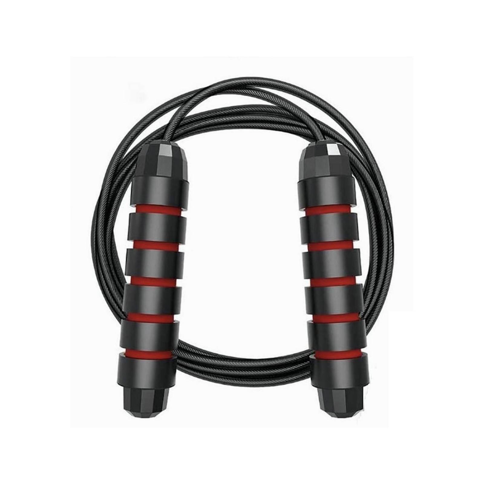 Cuerda 3M Saltar Doble Balero Speed Rope Alta Velocidad Crossfit Rojo