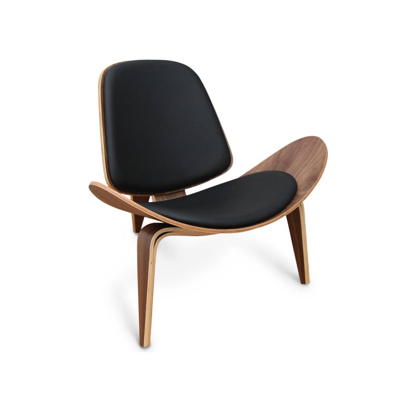 SILLA WEGNER SHELL EAMES MODERNA Café