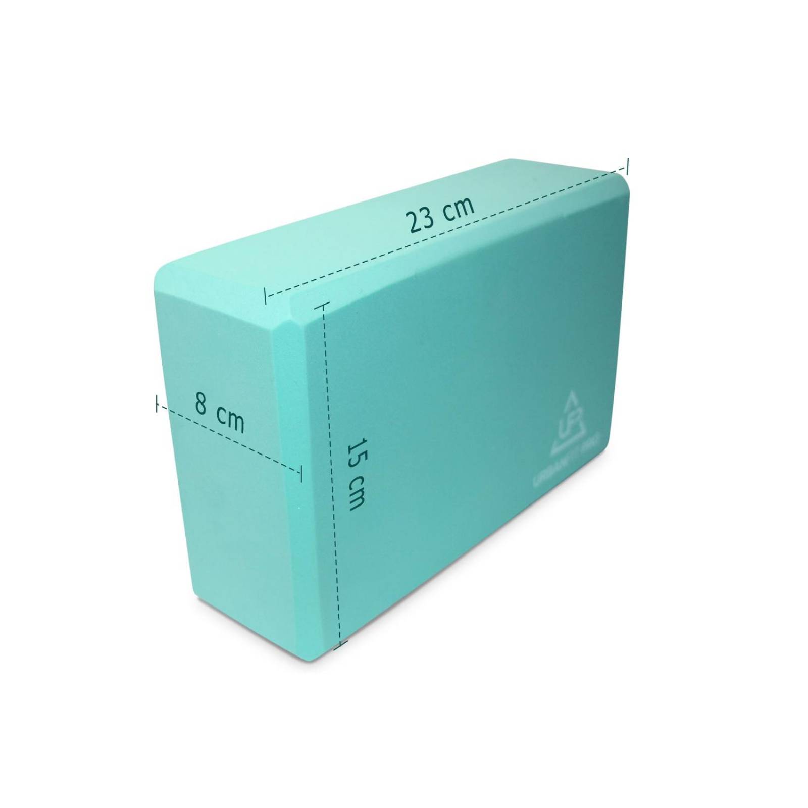 Bloque Para Yoga Pilates Yoga Brick Ladrillo Azul Turquesa Unitalla